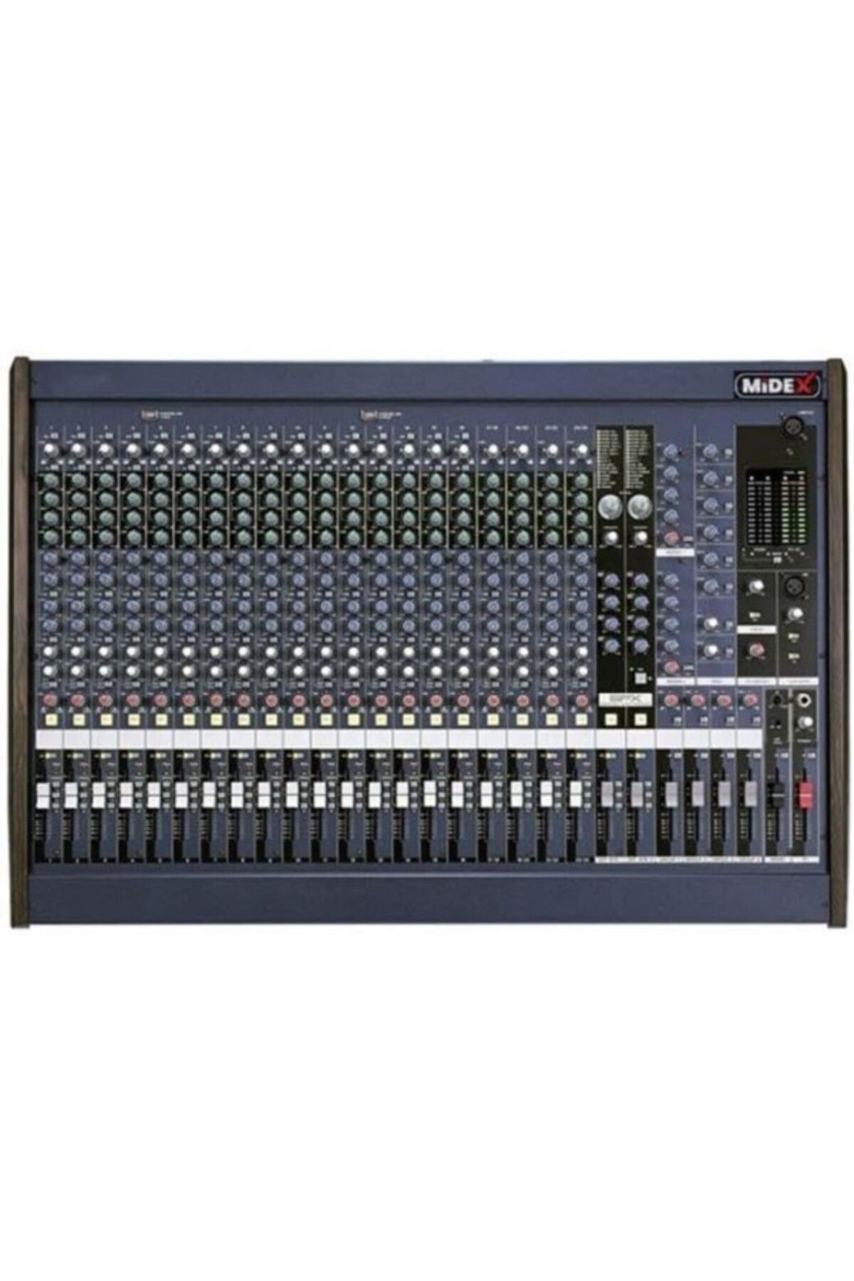 ShopZum Midex Mix Dm-24 Deck Mikser 24 Kanal Ses Mikseri (4 GRUP 6 AUX 2FX)
