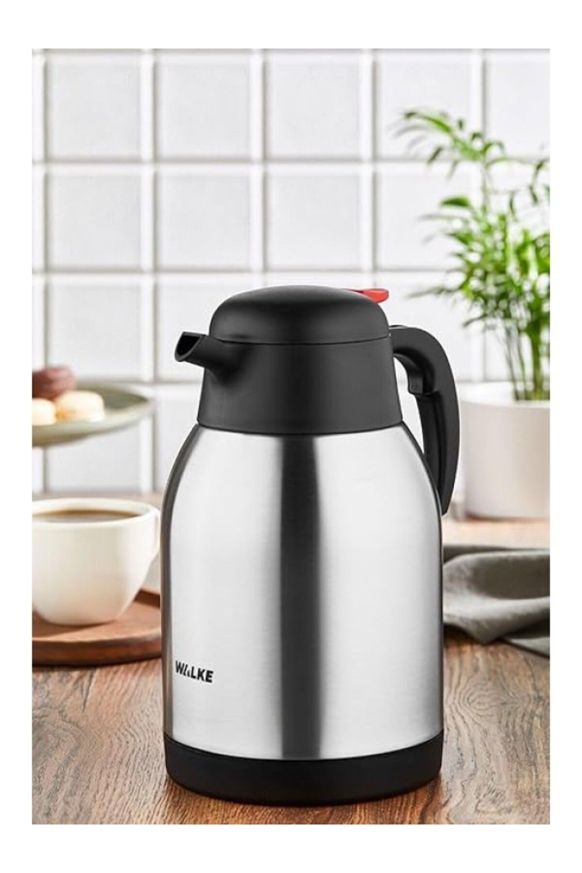 ShopZum Walke 2 Litre Çift Kat Paslanmaz Çelik Termos (Piknik Kamp Outdoor Ofis Otel Kafe Okul)
