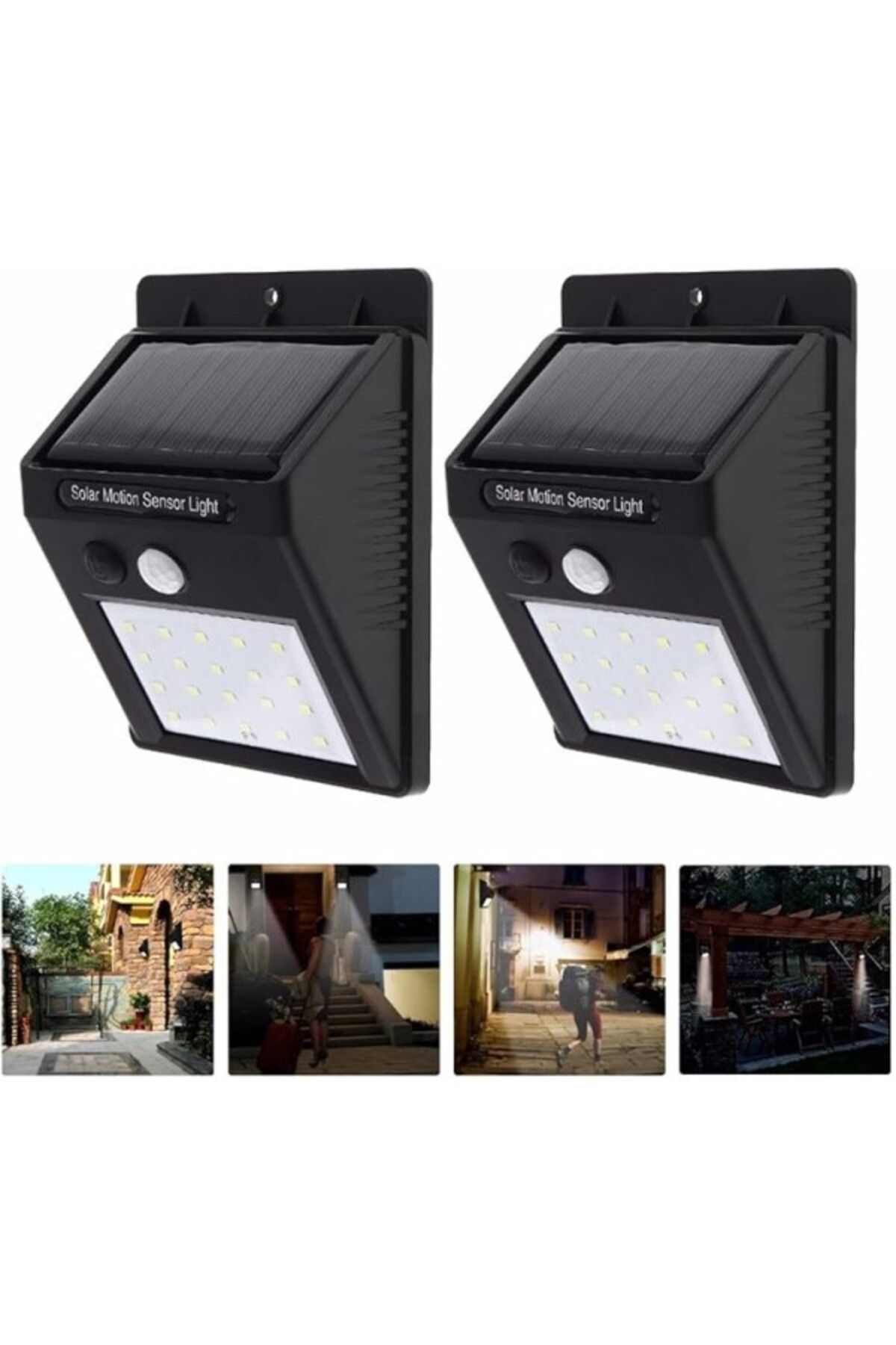 ShopZum Solar Light Güneş Enerjili 20 Ledli Bahçe Aydınlatma