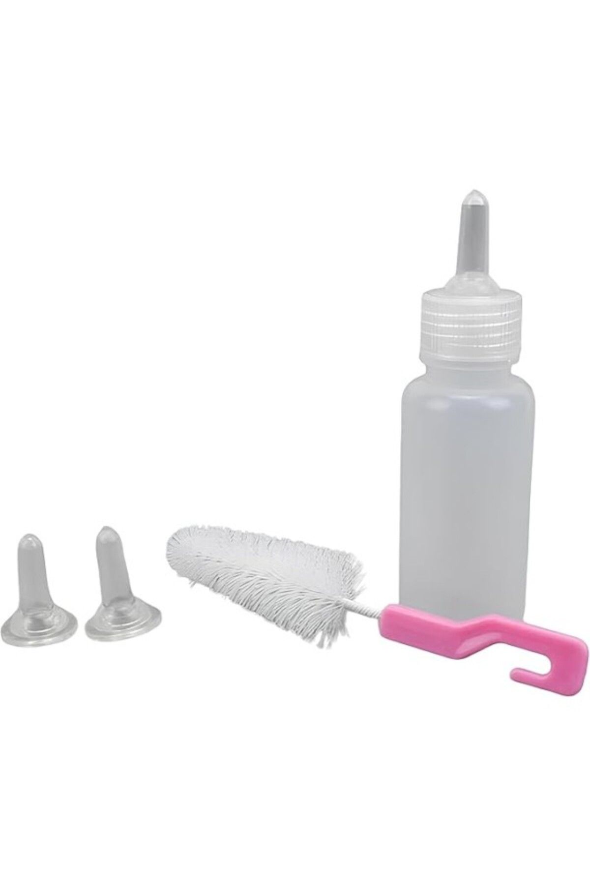 ShopZum Aee® Yavru Köpek Besleme Biberonu Yavru Süt Tozu Içirme Aparatı 2 Adet Yedek Uç Ve Temizleme