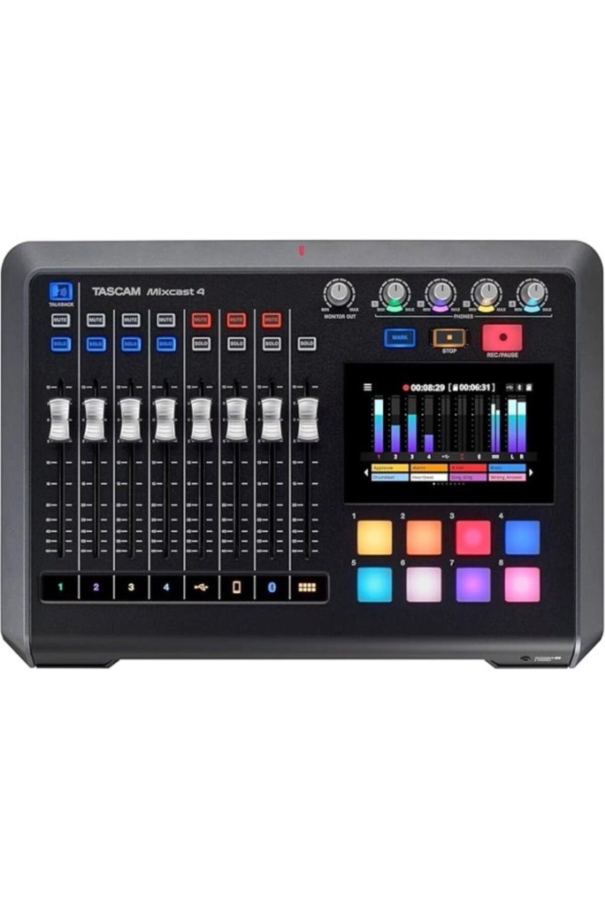 ShopZum Tascam Mixcast 4 Podcast Yayını Için 4 Kanal Mikser &amp;amp; Kaydedici Ve Usb Ses Arabirimi