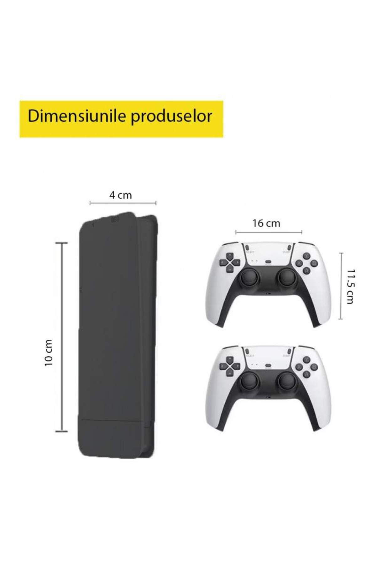 SIKS-Retro Game Console, 20,000 Video Games, Compatible with 9 Emulators, 2 x Wireless Controller 5