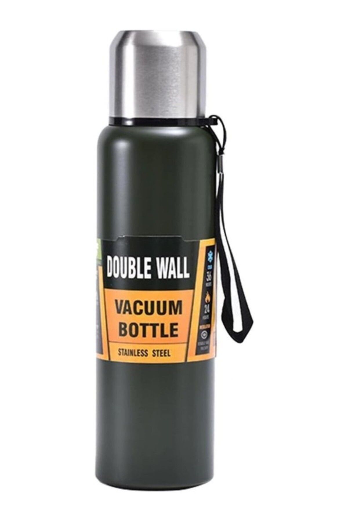 ShopZum Perlotus 304 L Çelik 750 Ml Vakumlu Yeşil Kamp Ve Piknik Termosu