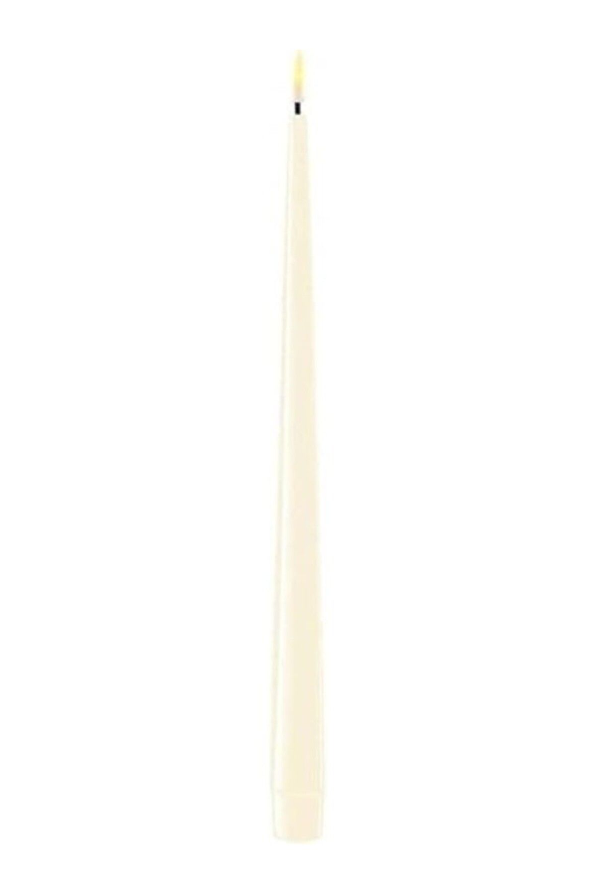 ShopZum Deluxe Homeart İç Mekan Alevsiz Led Akşam Yemeği Mumu - 2&Apos;Li Set - Flame™ Teknolojili - Pille