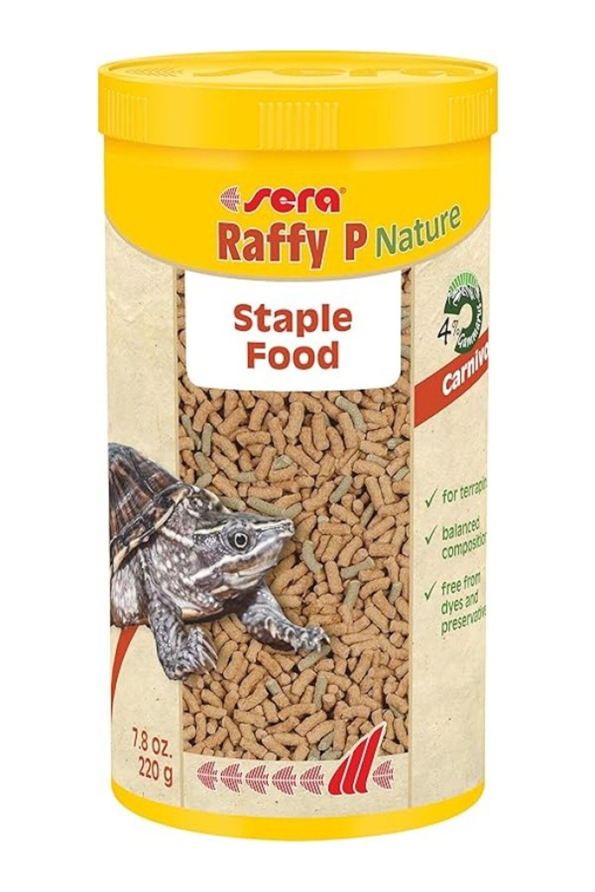 ShopZum Sera Raffy P Kaplumbağa Yemi 1000 Ml 250 Gr