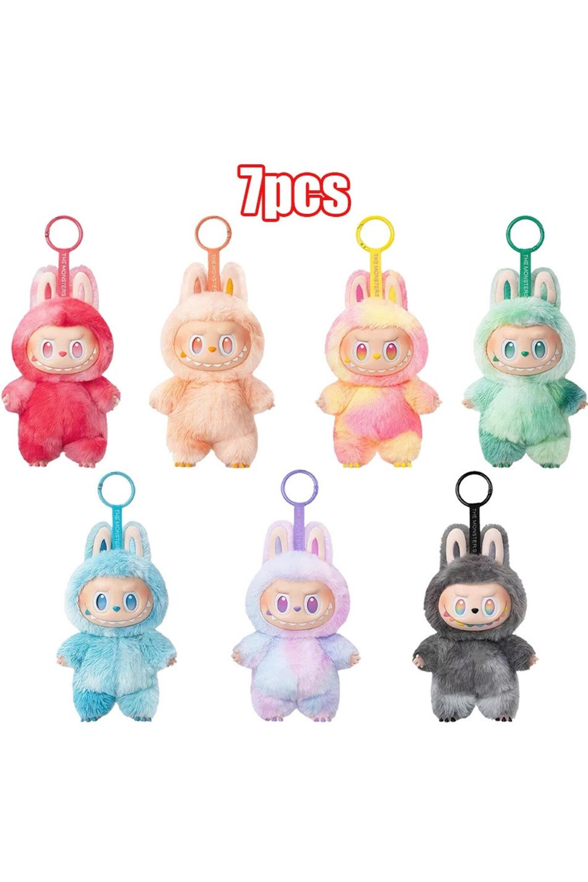 JPT-Labubu Blindbox Big Into Energy Plush Keychain 2