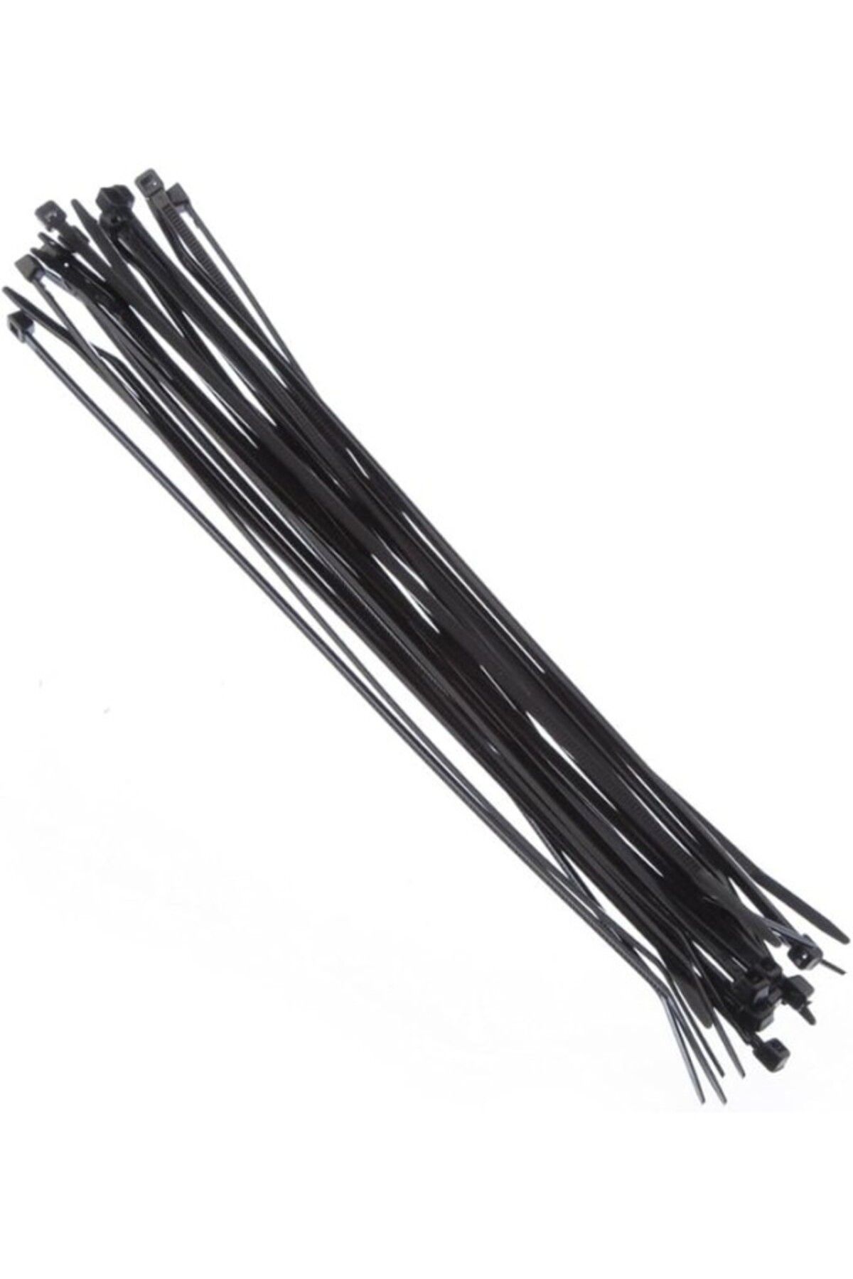 ShopZum Tek-İş 523710 Kablo Bağı 20 Adet, Siyah, 200X2.5Mm