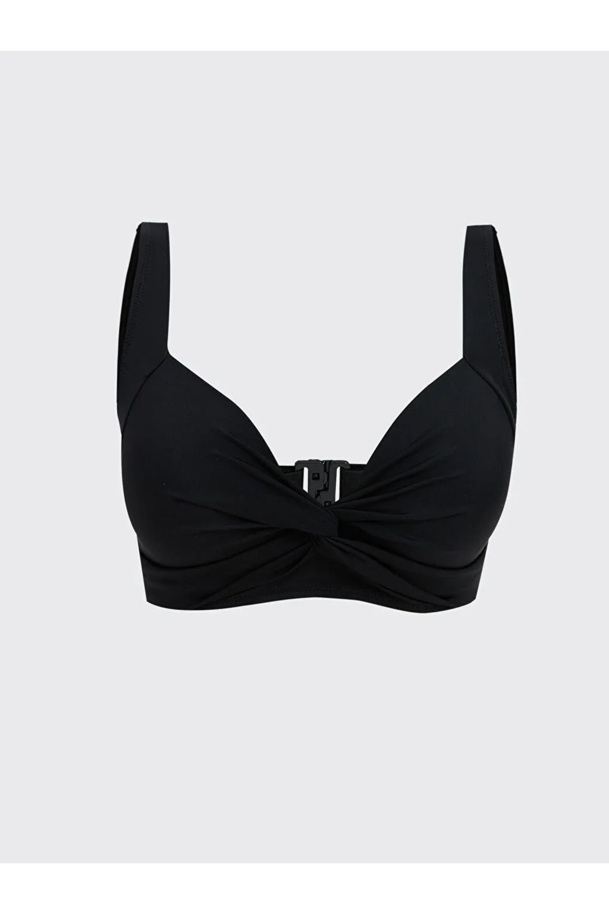 LC Waikiki LCW DREAM Siyah Düz Dikişli Pedli Kadın Bikini Üst