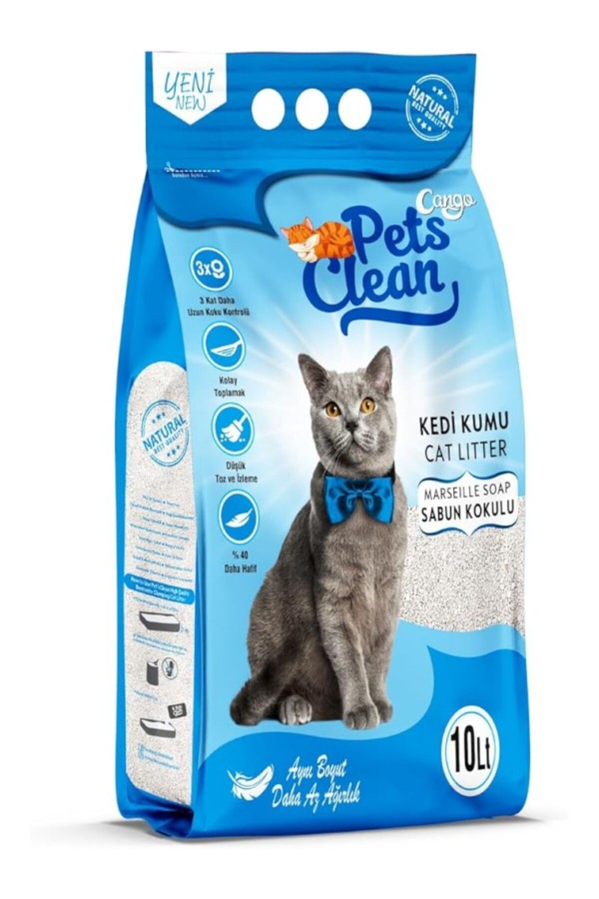 ShopZum Pets Clean Kedi Kumu Sabun Kokulu 10lt
