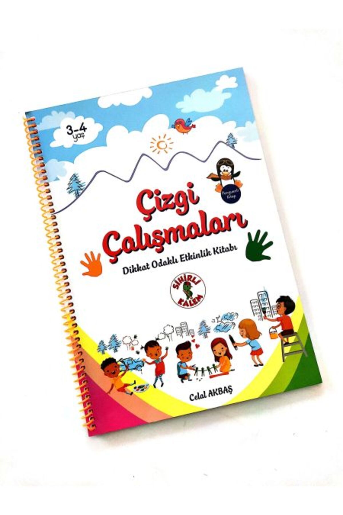 Sihirli Kalem Çizgi Çalışmaları - Dikkat Odaklı Etkinlik Kitabı