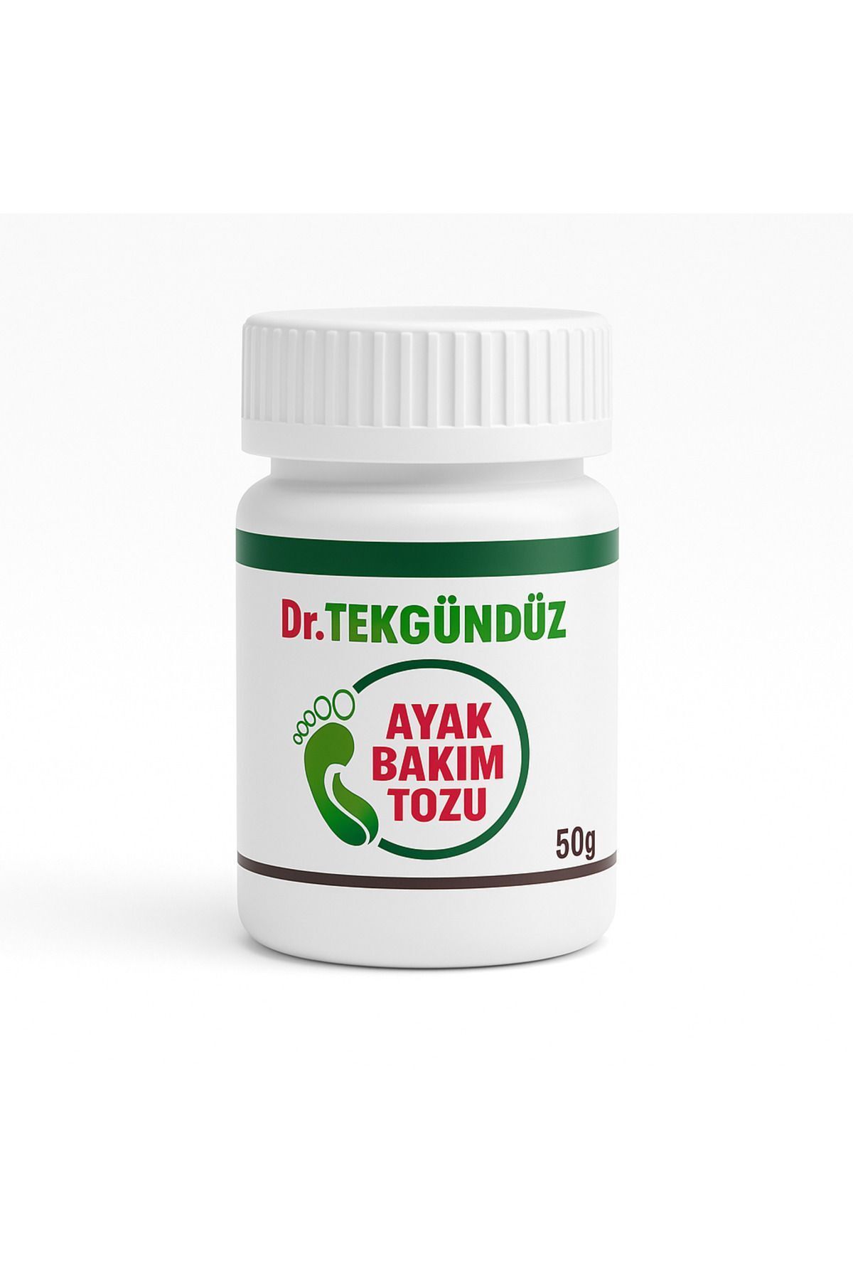 DR.TEKGÜNDÜZ Ayak Bakım Tozu 50 g | Ferahlatıcı & Koku Önleyici