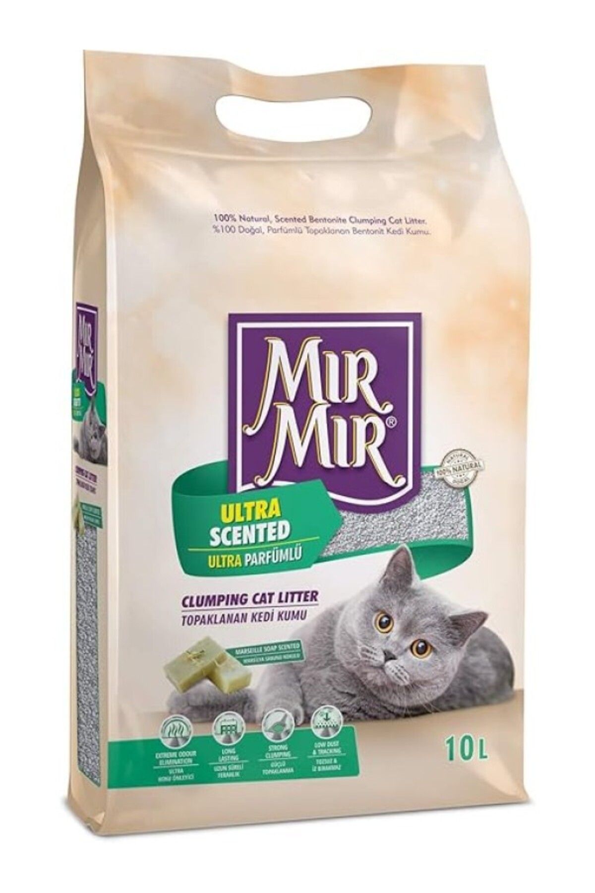 ShopZum Mırmır Ultra Scented Kedi Kumu 10 Litre