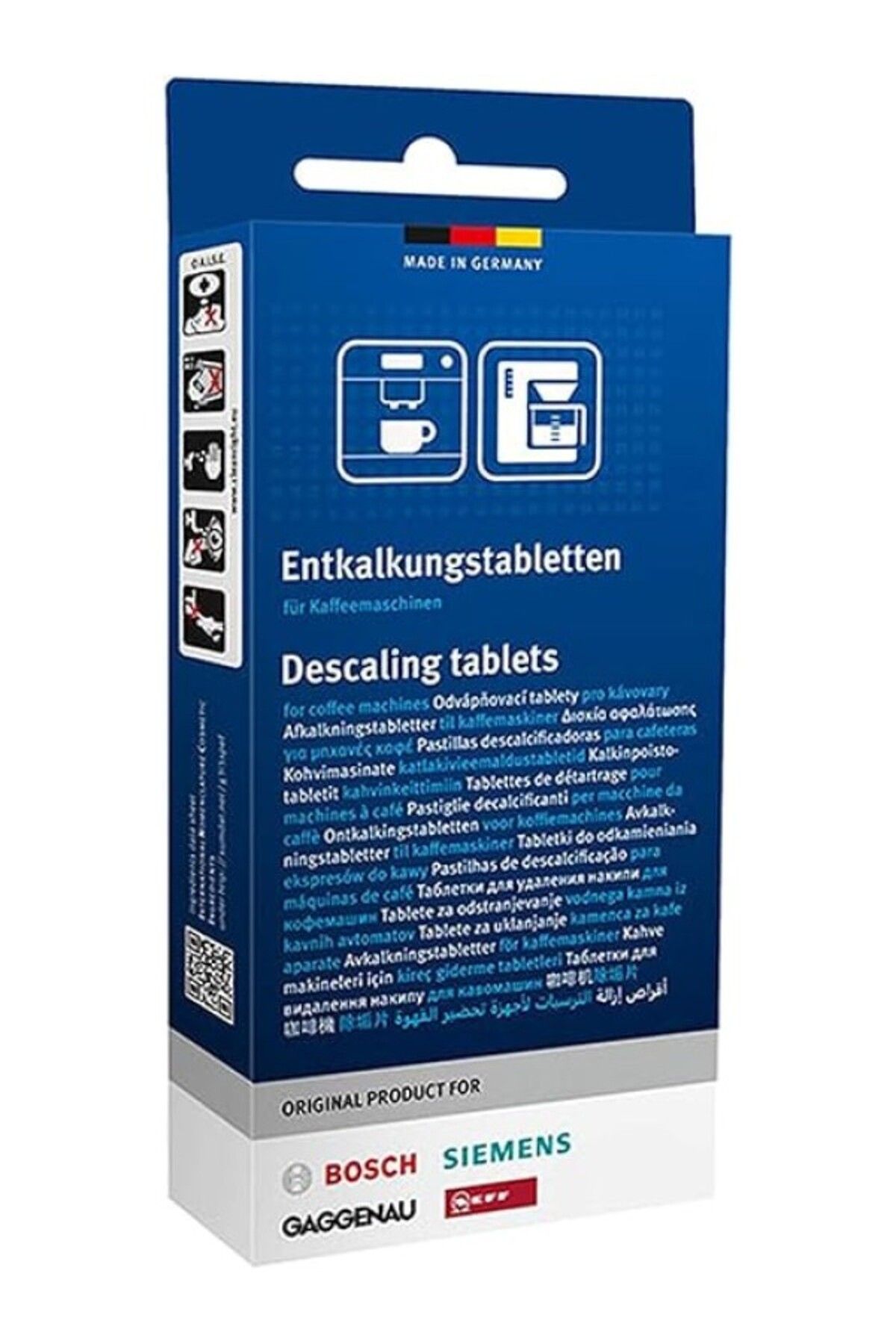 ShopZum Bosch Tcz8002 Entkalkungstabletten 3 Adet (tüm Tam Otomatik Kahve Makineleri Için Vero Series Ve