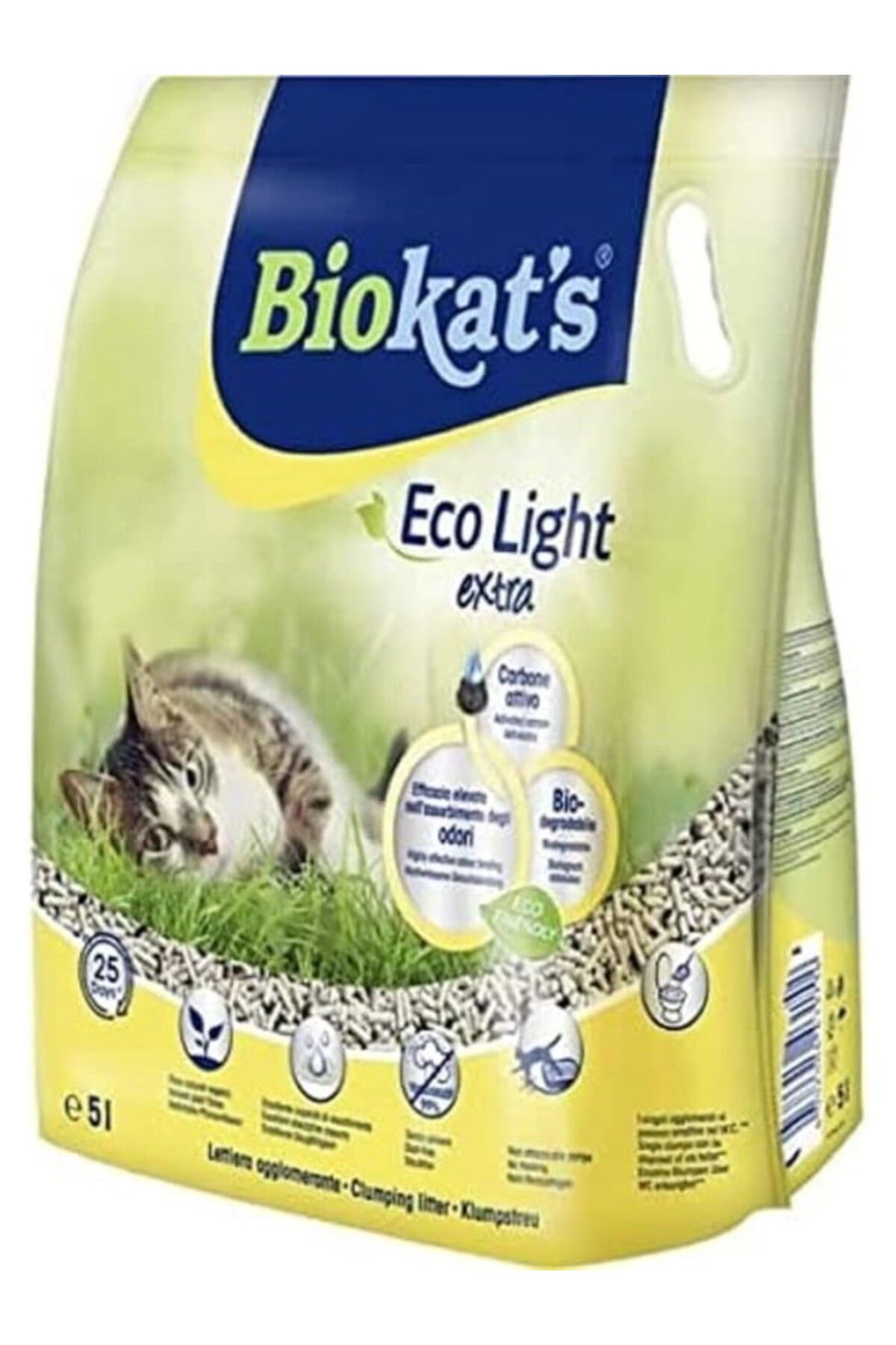ShopZum Biokat&apos;s Pelet Kedi Kumu Eco Light Extra 5 Lt