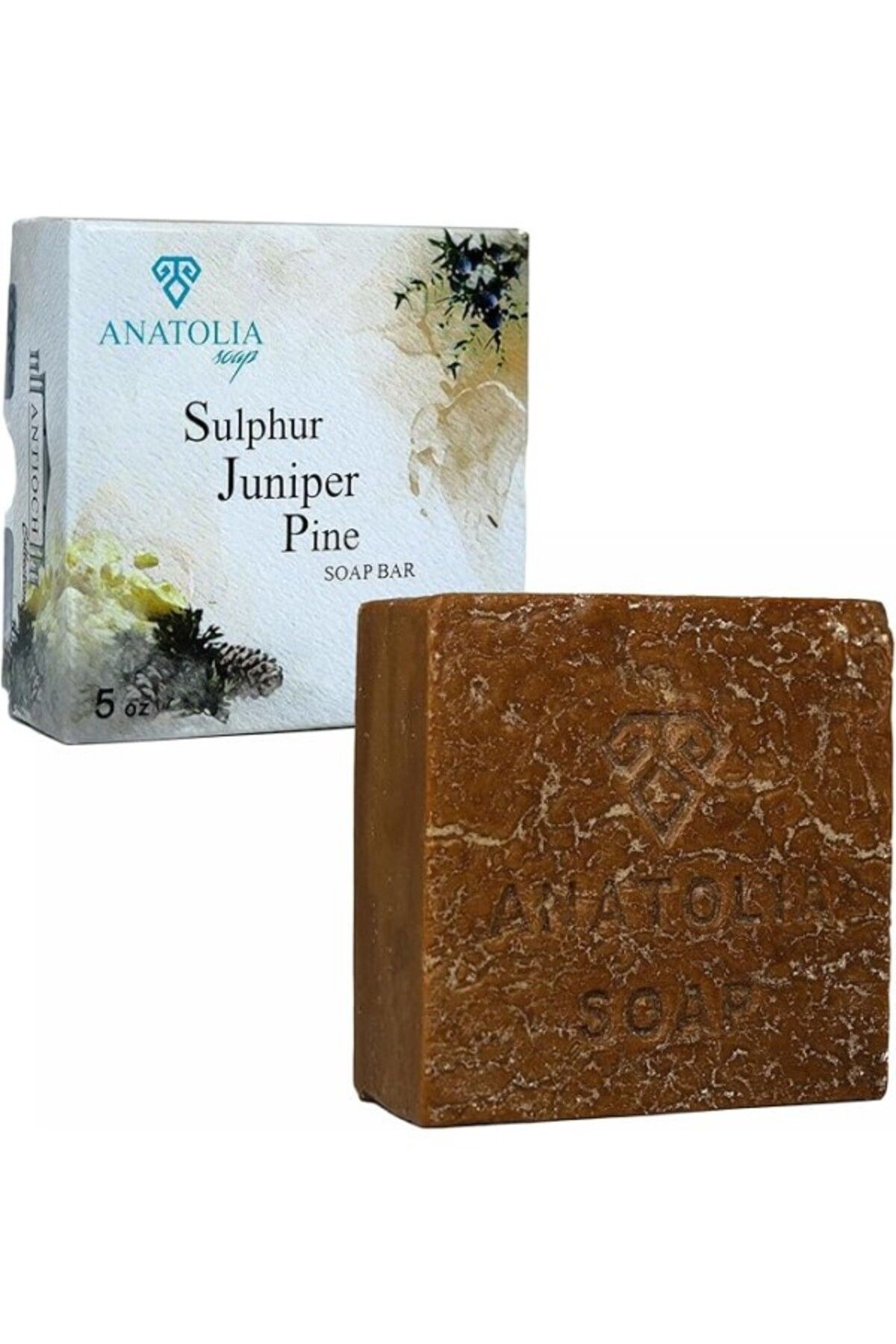ShopZum Anatolia Soap 1978 Antioch Koleksiyonu Çam Ardıç Kükürt Doğal Özel Üretim 1 Kalıbı