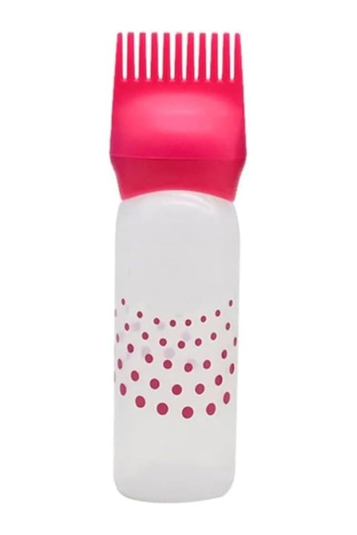 ShopZum Safestore 120 Ml Plastik Saç Boyası Doldurulabilir Şişe Aplikatör Kuaför Saç Boyama Tarağı