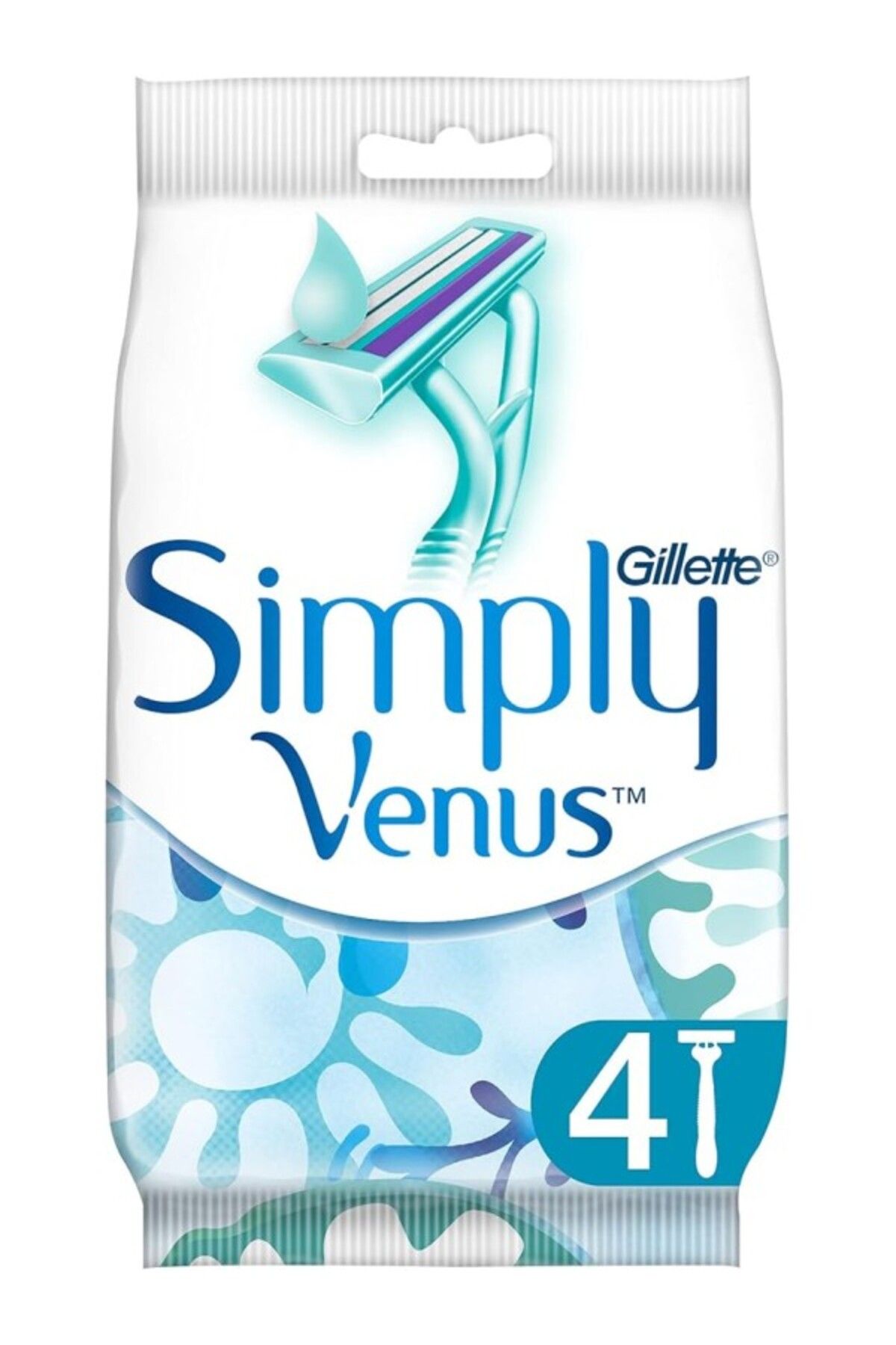 ShopZum Venus Simply Venus 2 Kullan At Kadın Tıraş Bıçağı 4&Apos;Lü