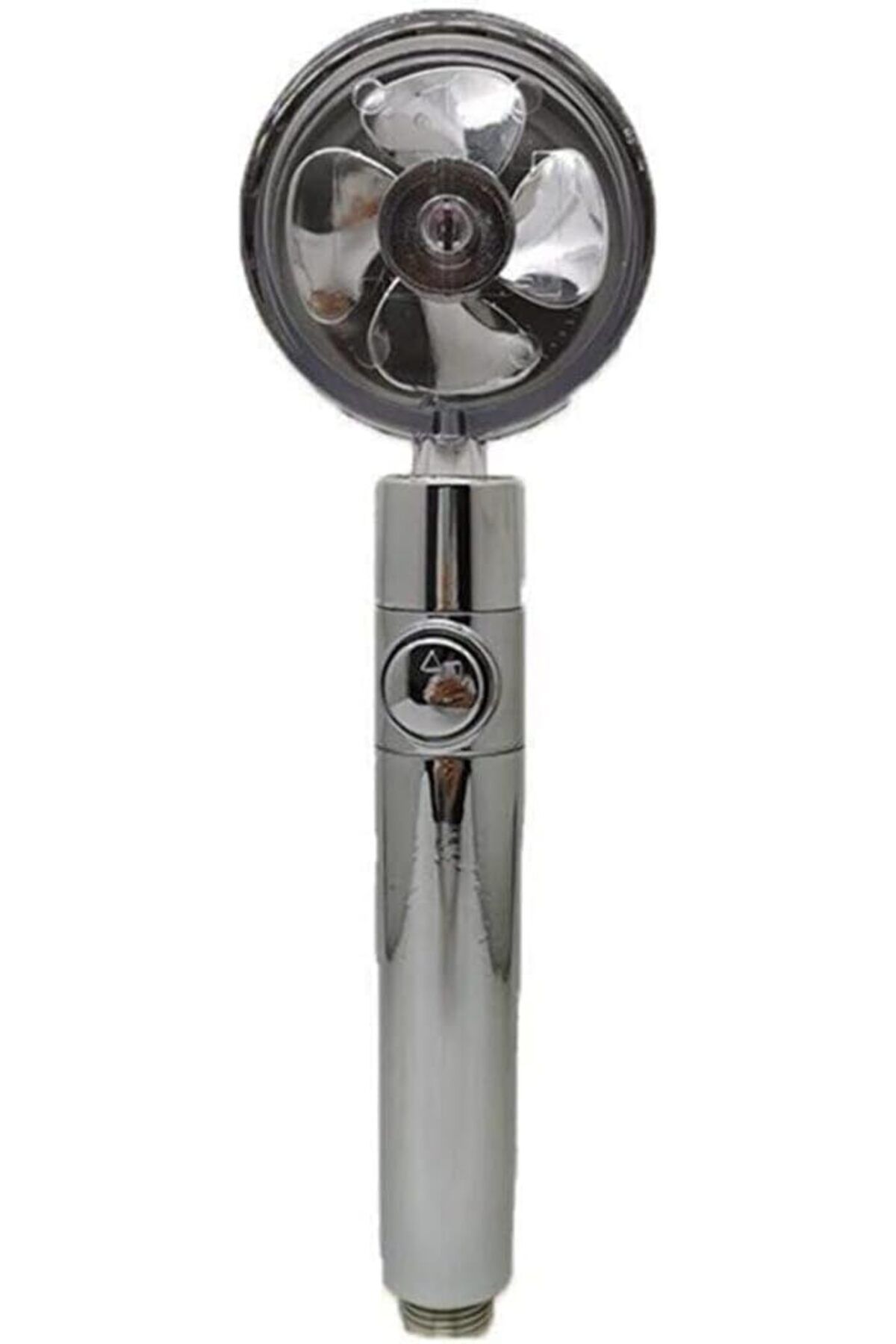 yenibagshop Turbo Stoplu Tasarruflu Masaj Etkili Silver El Duşu, Metal
