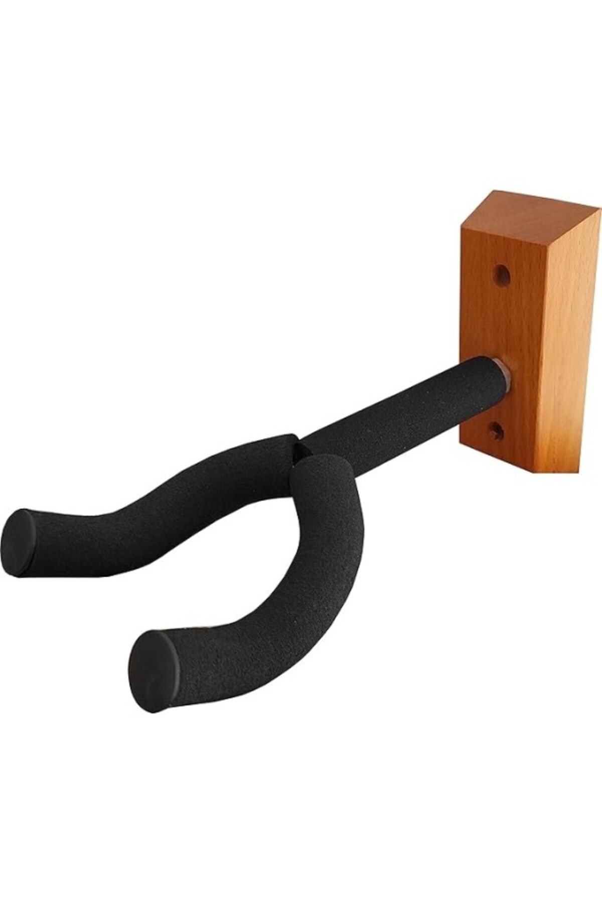 ShopZum Longmoon Lmcmwh Gitar Duvar Askısı Ahşap Dayanaklı Metal Askı Guitar Wall Hanger