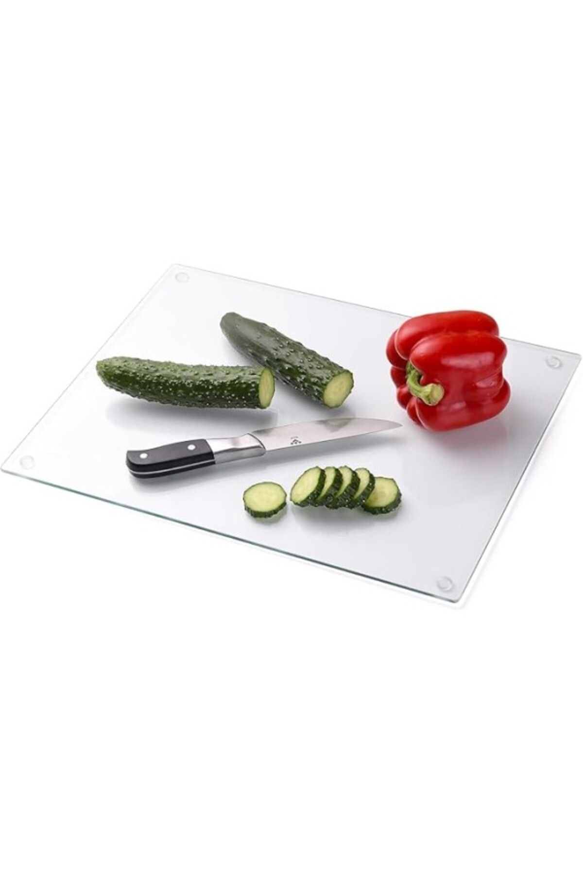 ShopZum Aee® Cam Kesme Tahtası Panosu 25 X 35 Kırılmaya Isıya Çizilmeye Dayanıklı Boya Paleti Sunum Kesim