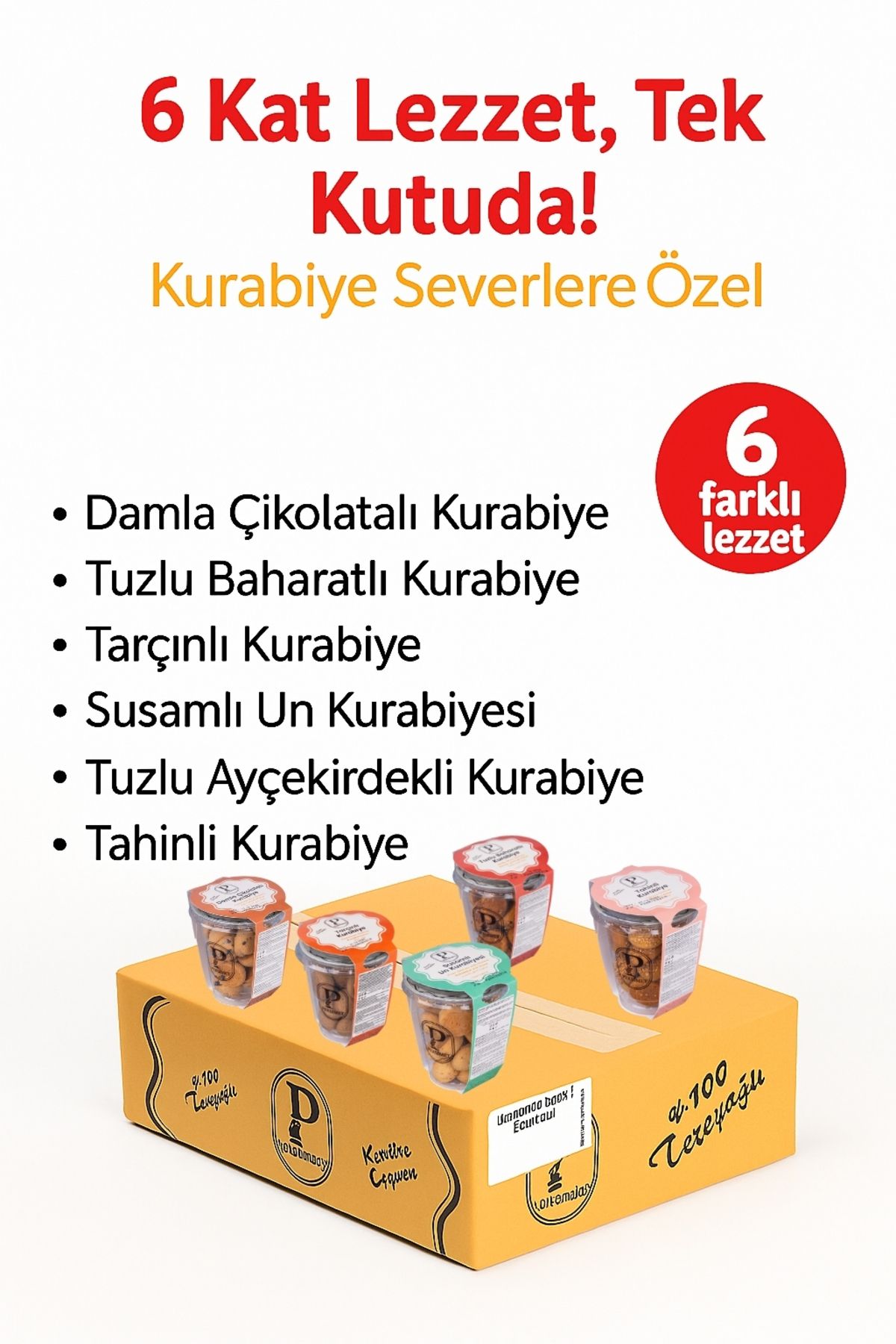TURE GURME PEKSİMET KURABİYE 6'LI PAKET