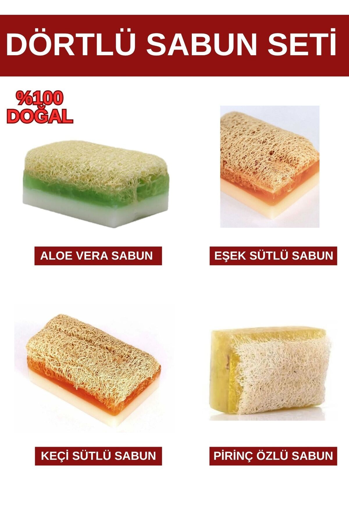 SETBEAUTY DÖRTLÜ SABUN SETİ