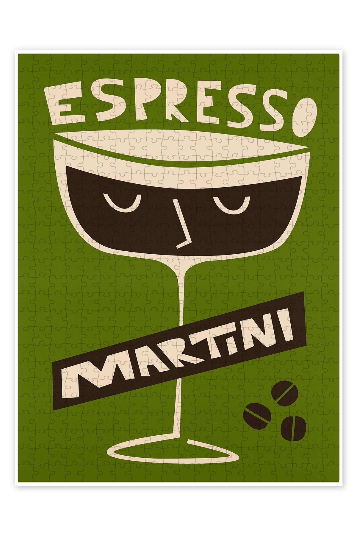 Jeronkarji Espresso Martini 500 Parça Puzzle Yapboz Mutfak Temalı Yetişkinler için