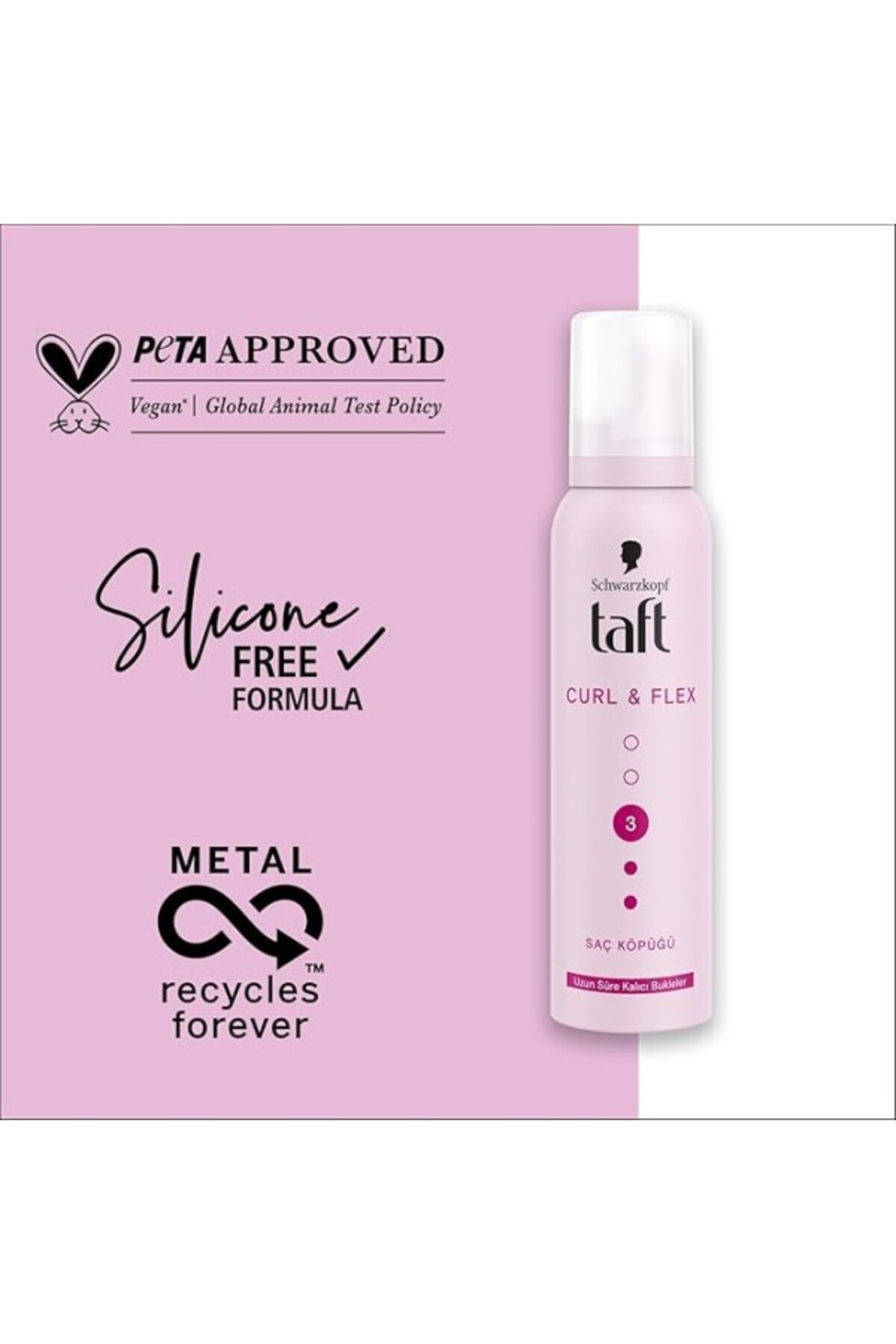 Taft Curl &amp;amp; Flex Köpük 150ml — sungurFRK4235B09D8DQF1FS2U4D1E0 — تصویر 4 از 7