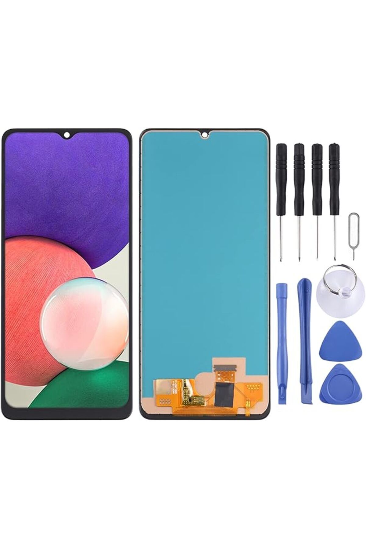 indirimplus A22 LCD Uyumlu  EKRAN 4G MODELİ A225 LCD EKRAN Tamir seti İNDİRİMPLUS