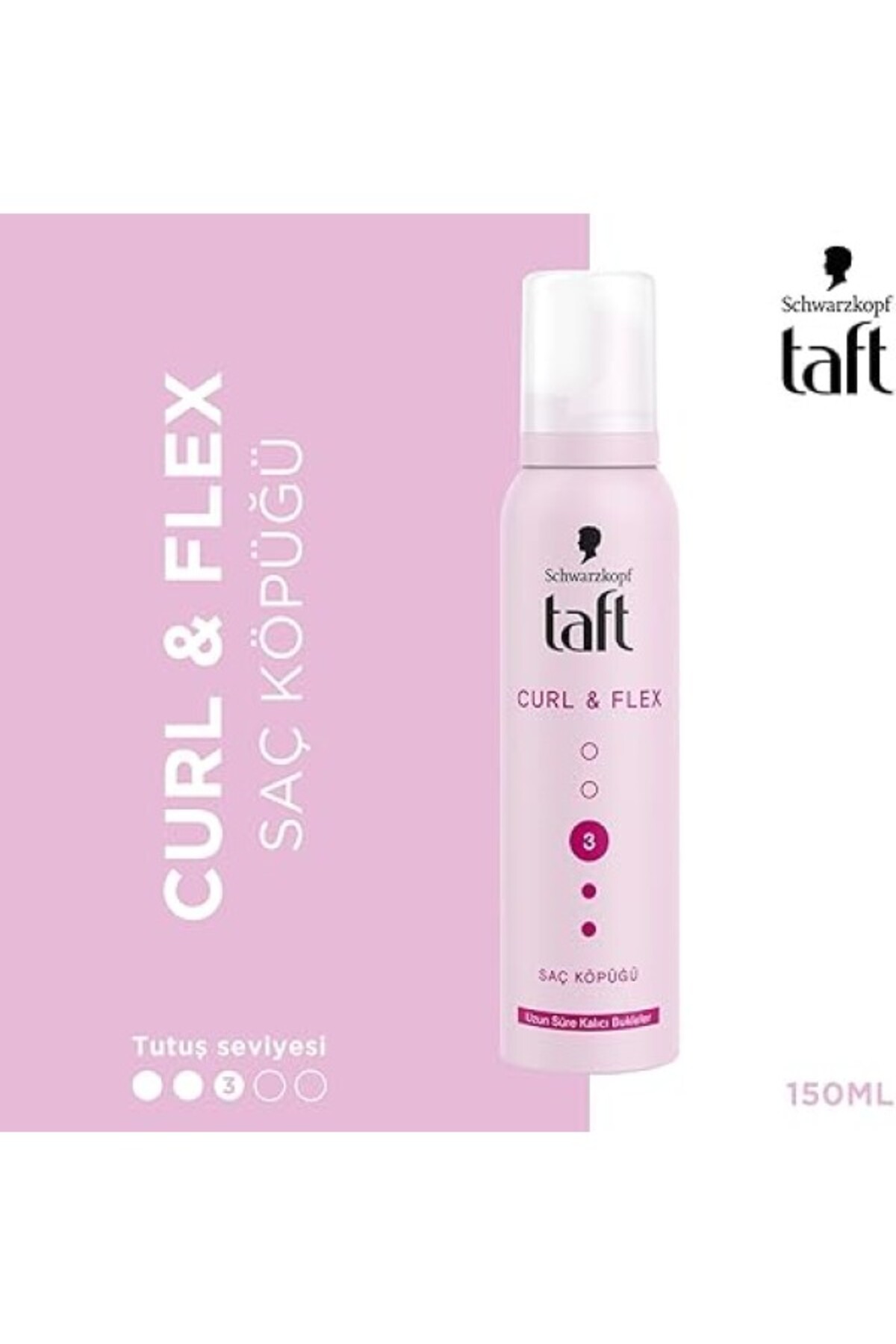 Taft Curl &amp;amp; Flex Köpük 150ml — sungurFRK4235B09D8DQF1FS2U4D1E0 — تصویر 7 از 7