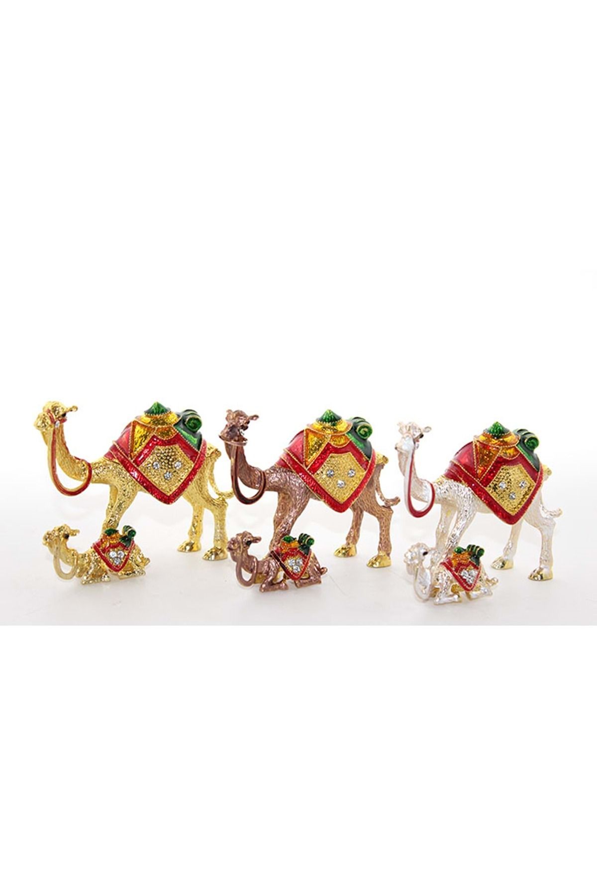Store Sıvaroskı Yavrulu Deve 7*9 Cm
