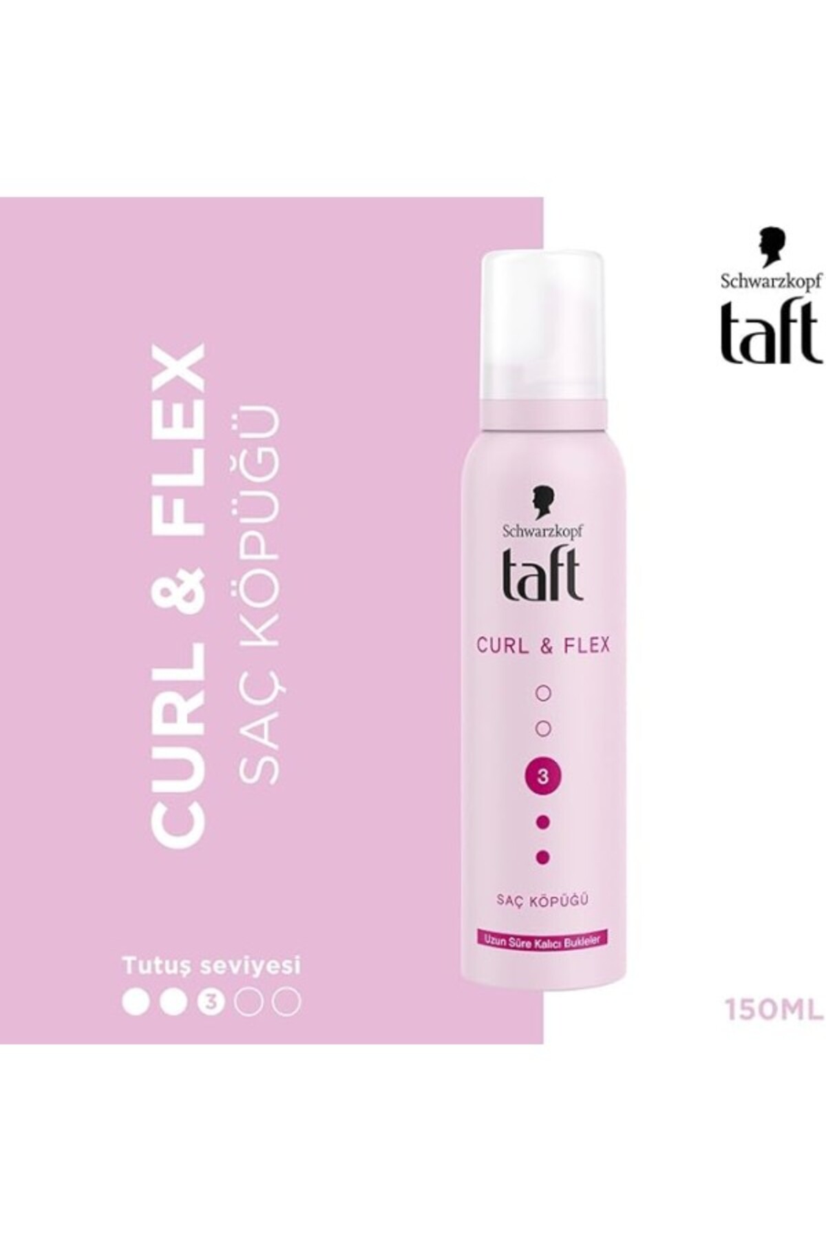 Taft Curl &amp;amp; Flex Köpük 150ml — sungurFRK4235B09D8DQF1FS2U4D1E0 — تصویر 2 از 7