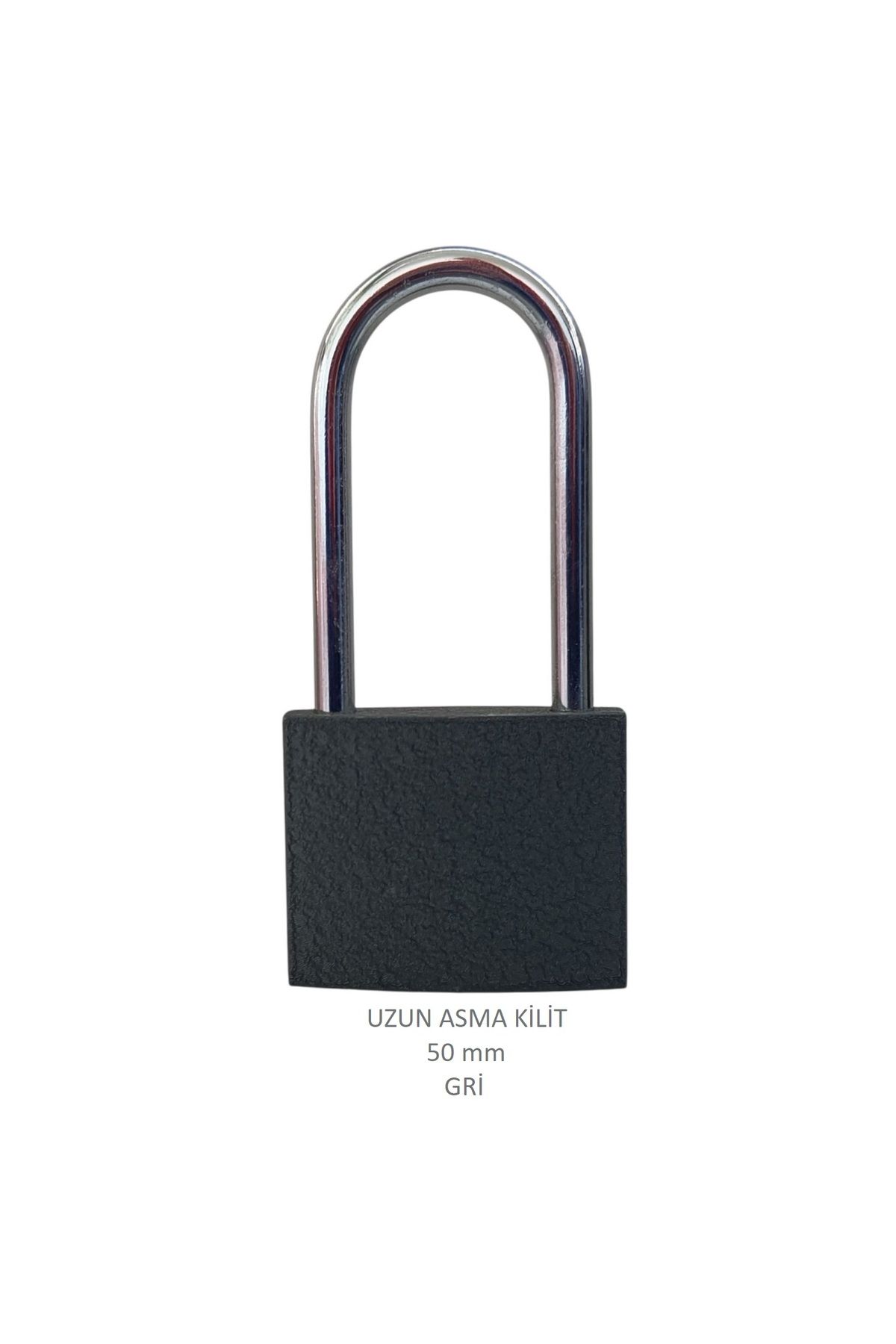 Adilon ASMA KİLİT 50mm Uzun Kancalı Gri