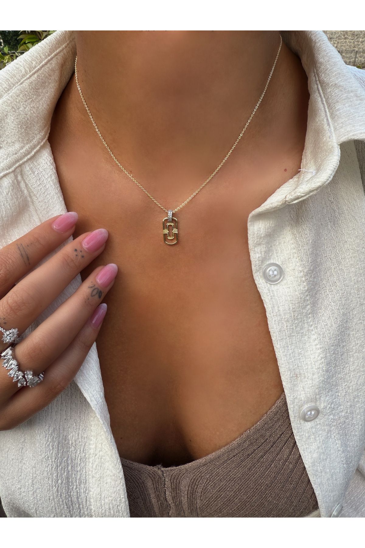 HeyYou Jewelry Minimal kolye