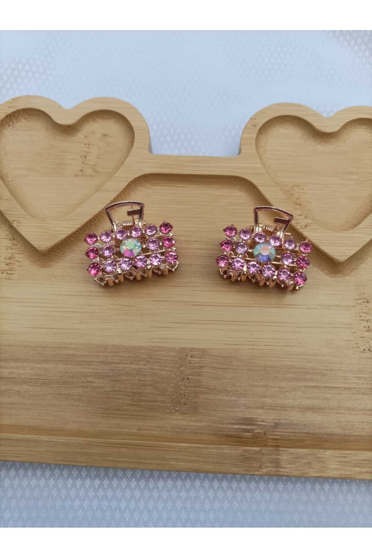 JHTshop 2li Taşlı Mandal Toka Kadın* 2,5cm/ *2,5cm*