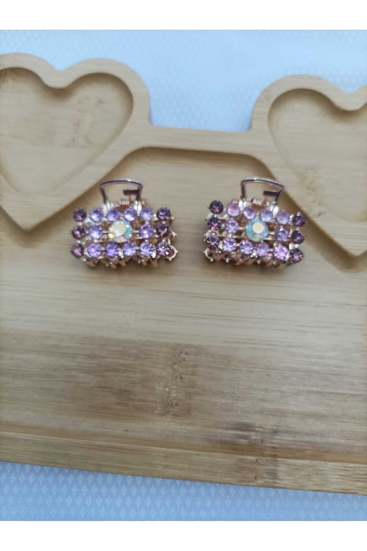 JHTshop 2li Taşlı Mandal Toka Kadın* 2,5cm/ *2,5cm*