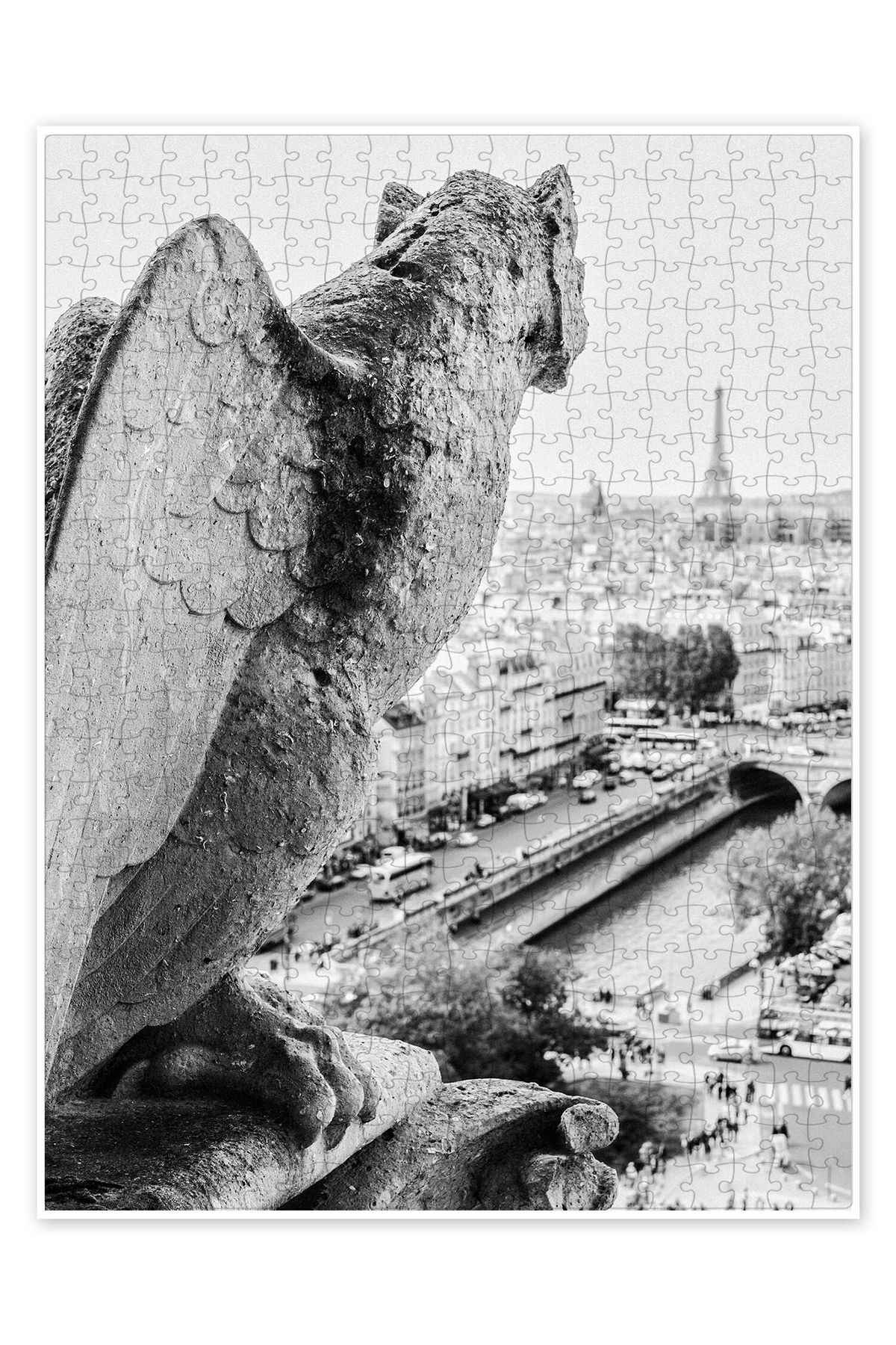 Jeronkarji Notre Dame II 500 Parça Puzzle Yapboz Şehir Manzara Temalı Hobilik
