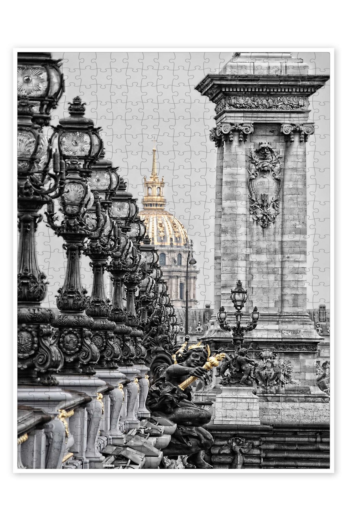 Jeronkarji Paris iddialı 500 Parça Puzzle Yapboz Şehir Manzara Temalı Hobilik