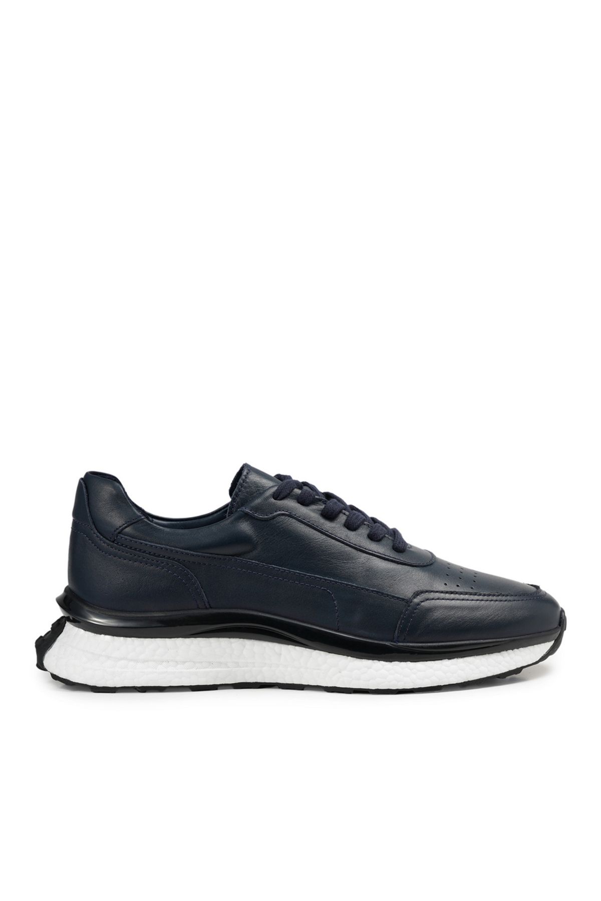 ZEYTUK Lacivert Sneakers Hakiki Deri Erkek Ayakkabı