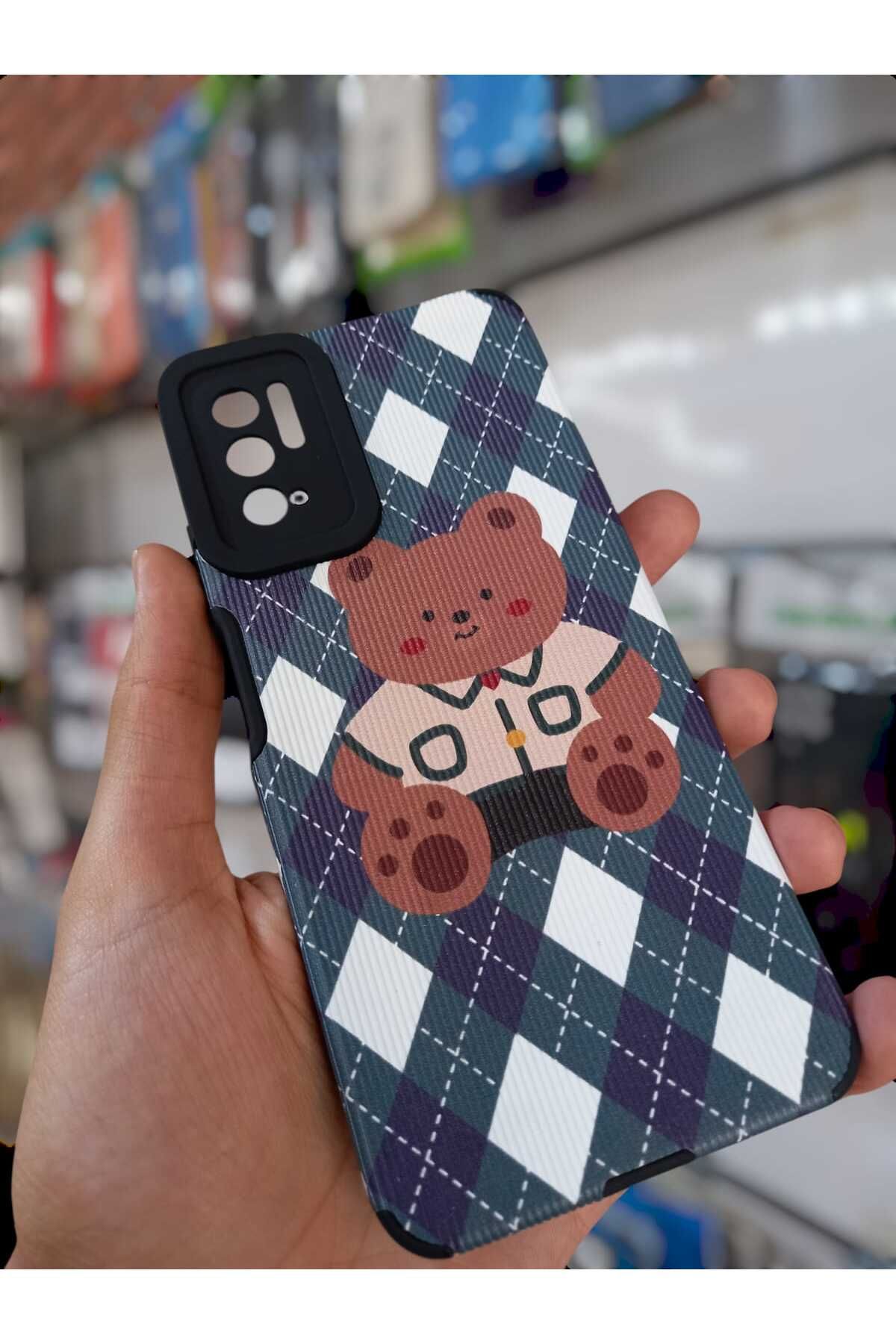 shop Redmi Note 10 5G Uyumlu Desenli Kamera Korumalı Esnek Silikon Kılıf – Sevimli Tasarım