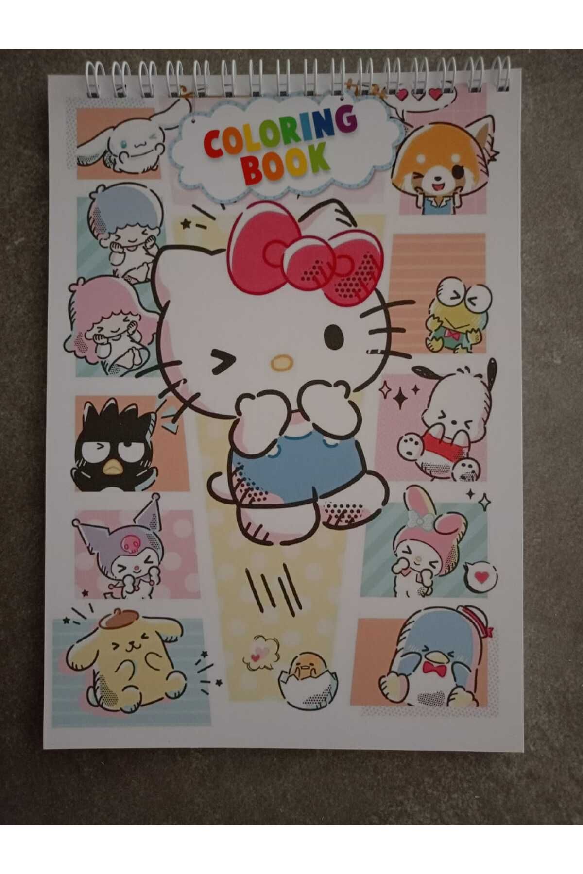 nihonwosekai Sanrio Anime A5 Boy 40 Yaprak Boyama Kitabı Kuromi My Melody