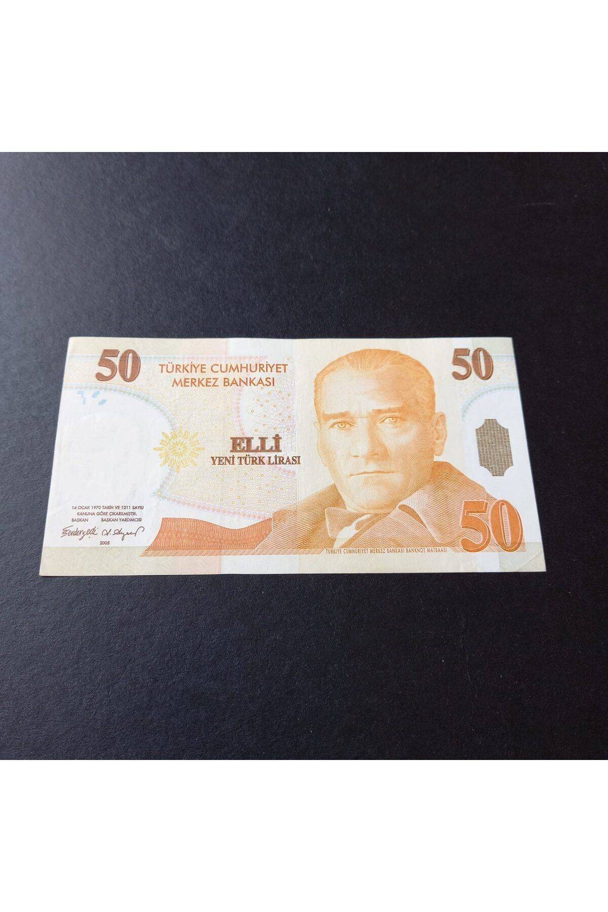 escoines koleksiyon 39963684ef40b4d95e 8.Emisyon 50YTL B84 Serisi ÇÇT/ÇA Eski Kağıt Para