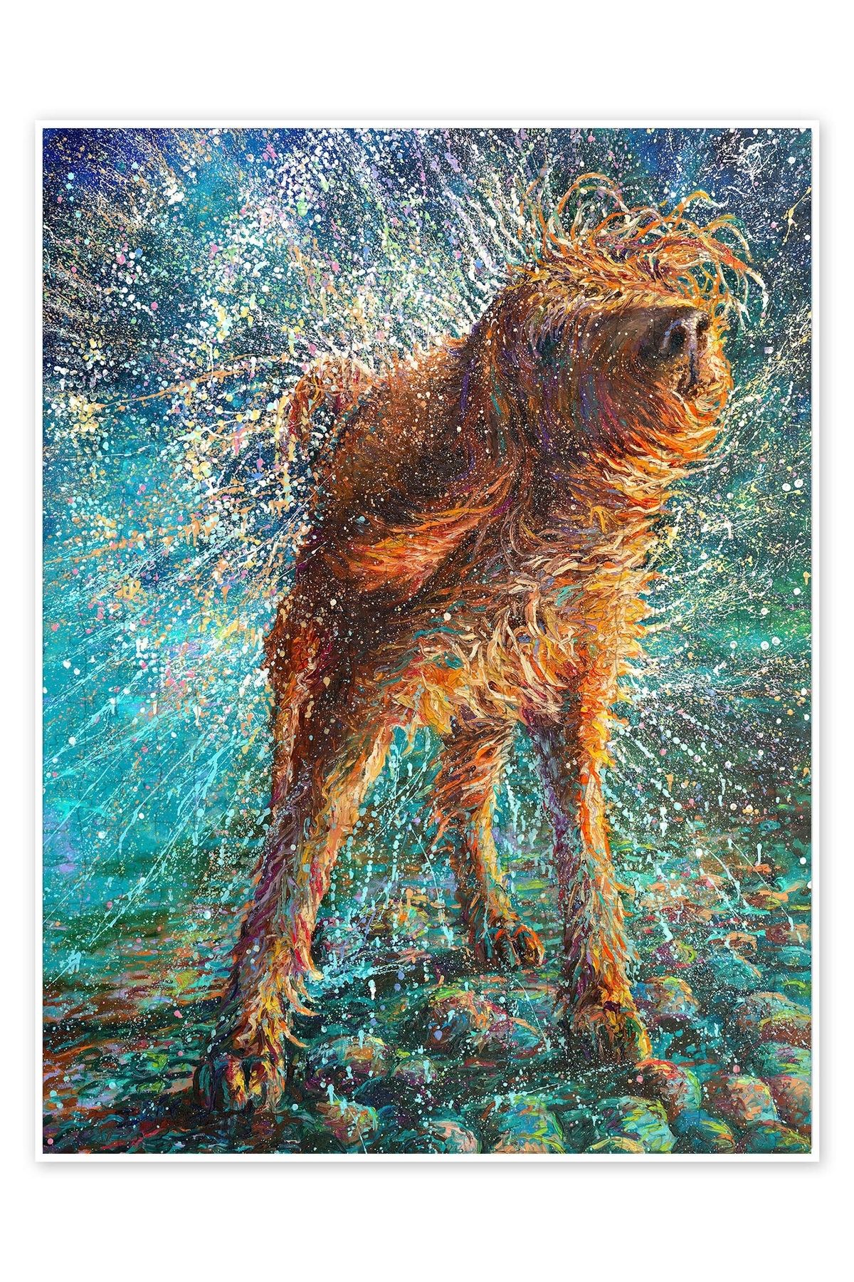 Jeronkarji Boncuklu İplikler 500 Parça Puzzle Yapboz Kedi Köpek Temalı Doğa ve Orman Hayvanları