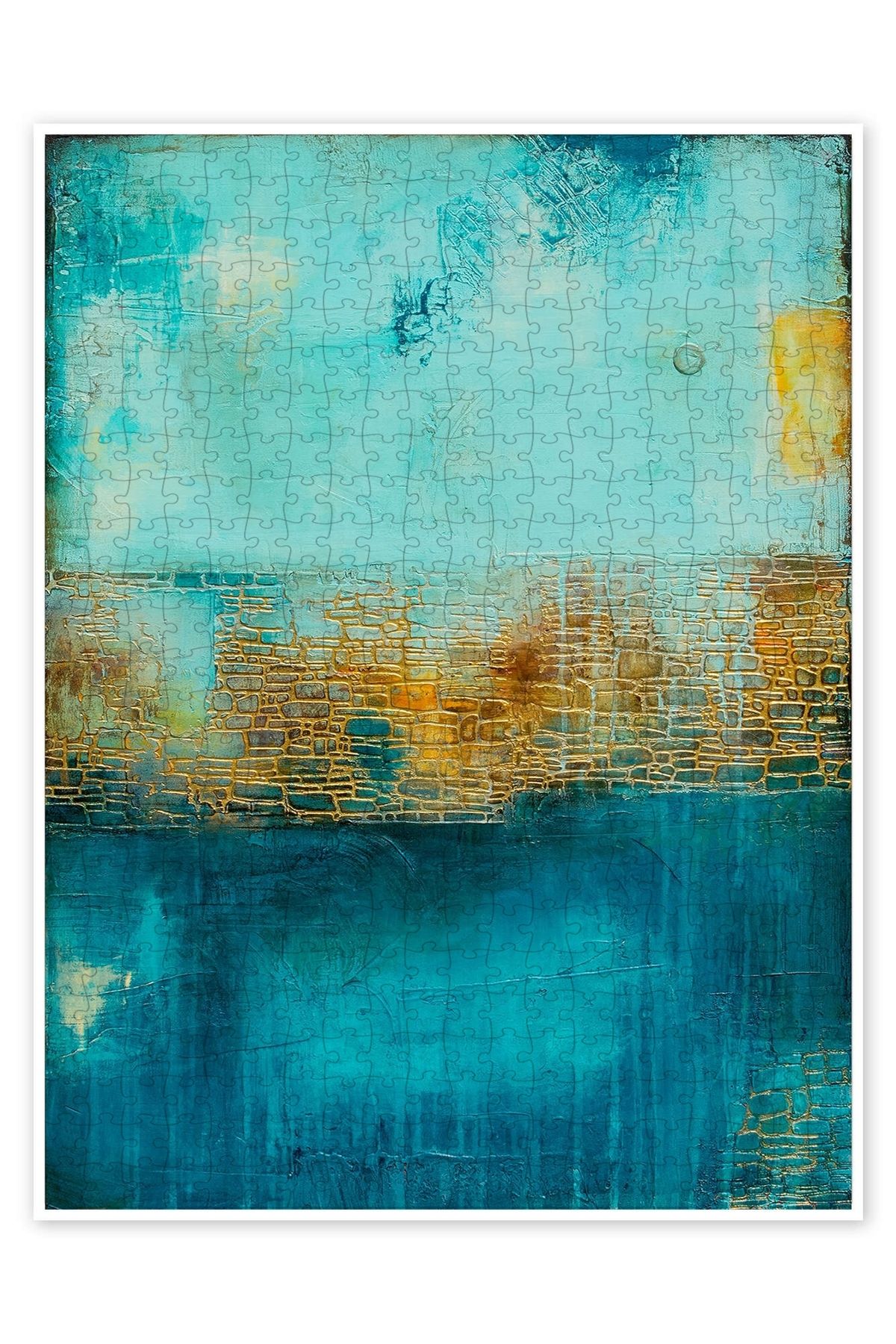 Jeronkarji Burghof 500 Parça Puzzle Yapboz Bohem Soyut Sanat Temalı