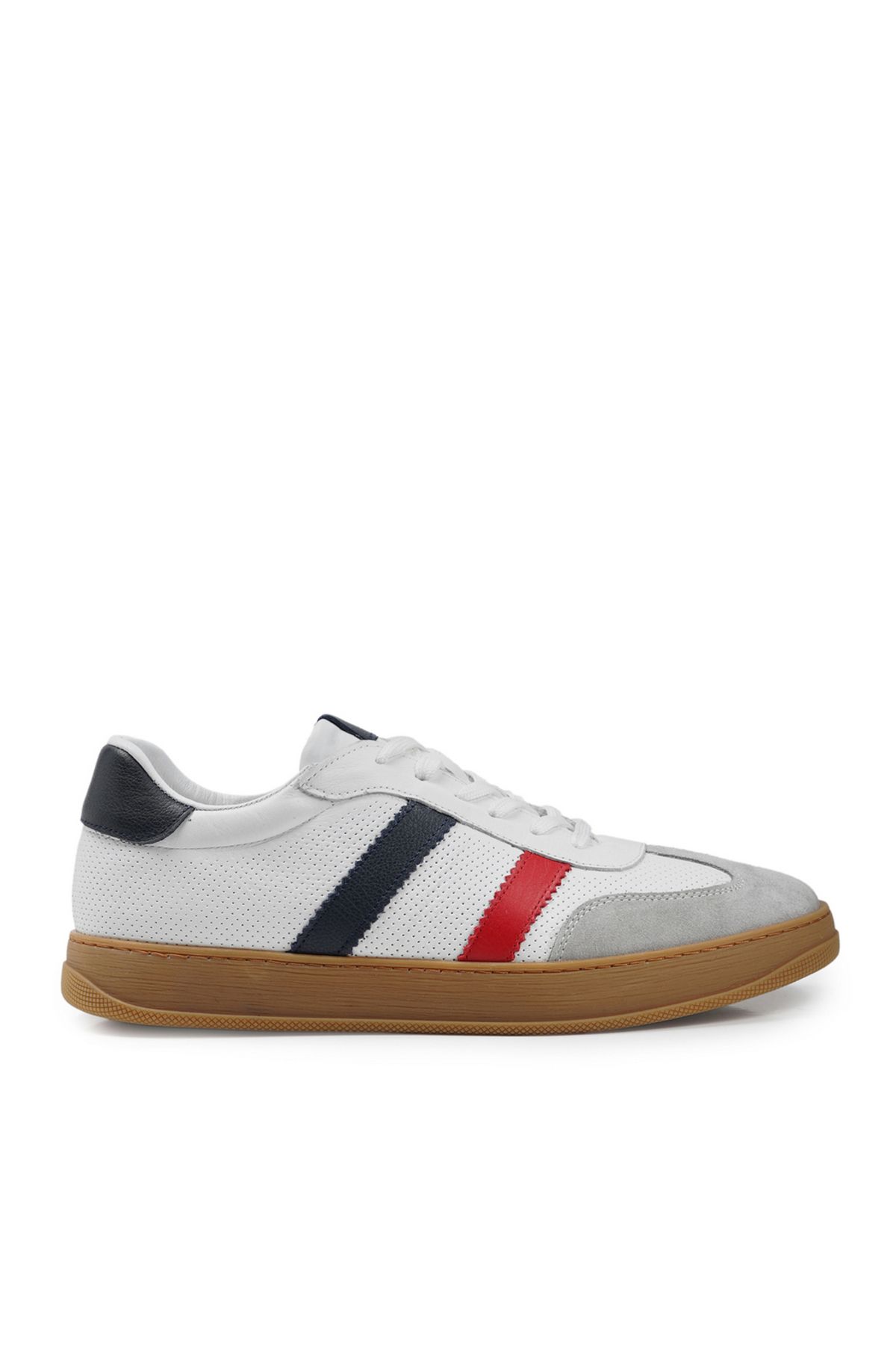 ZEYTUK Beyaz Sneakers Hakiki Deri Erkek Ayakkabı