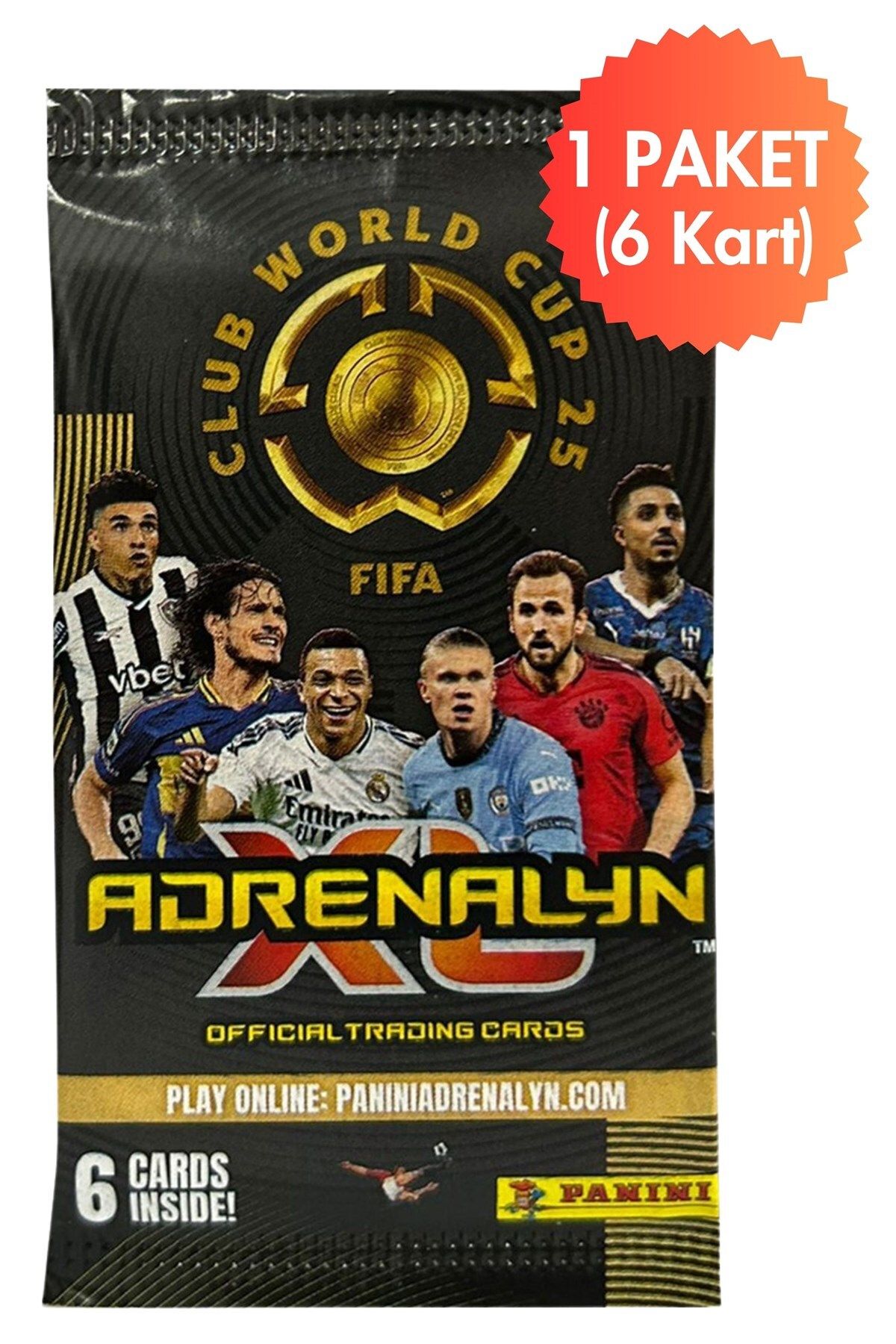 Toyika Panini Club World Cup 25 Lisanslı Orijinal Trading Kartları Cards Koleksiyonluk 6lı