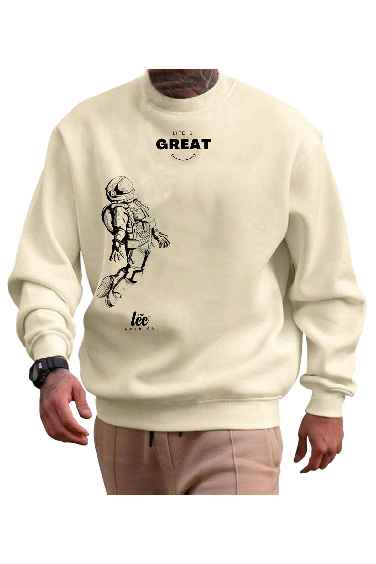 centlee america sweatshirt erkek uzun kollu