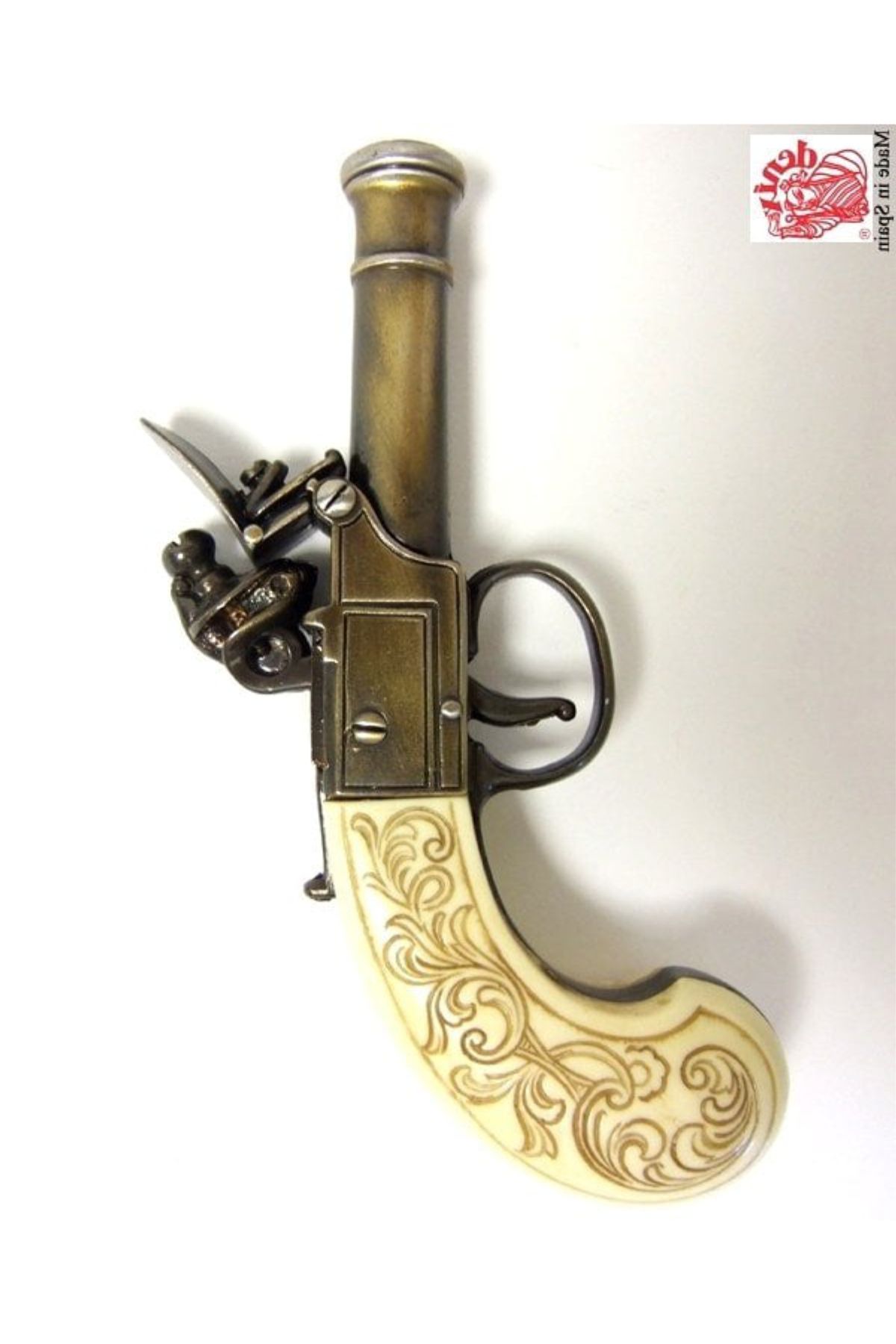 denix 18. Yüzyıl İngiliz Koleksiyonluk Flintlock Pistol