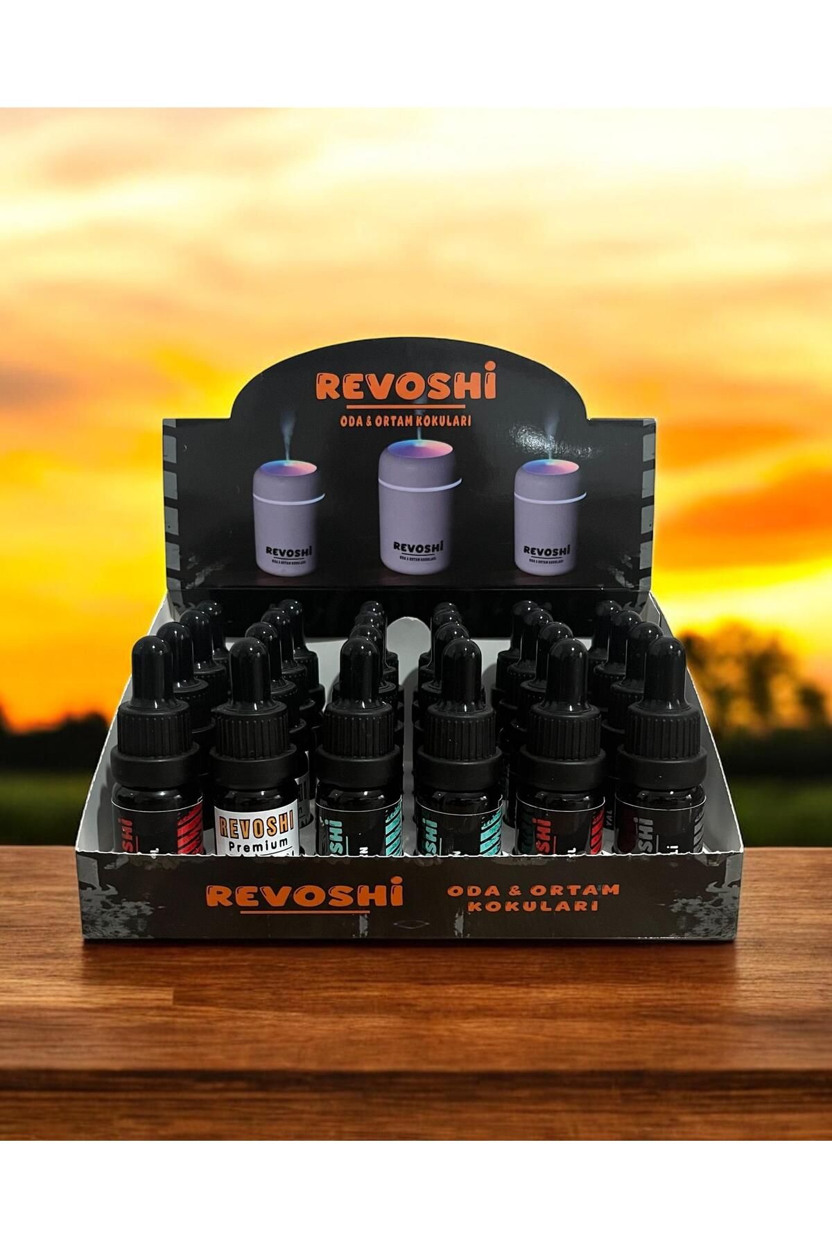 REVOSHİ Esansiyel Uçucu Yağ Buhurdanlık Yağı Hava Nemlendirici Aroma Difüzörü Kokusu Esans 24LÜ