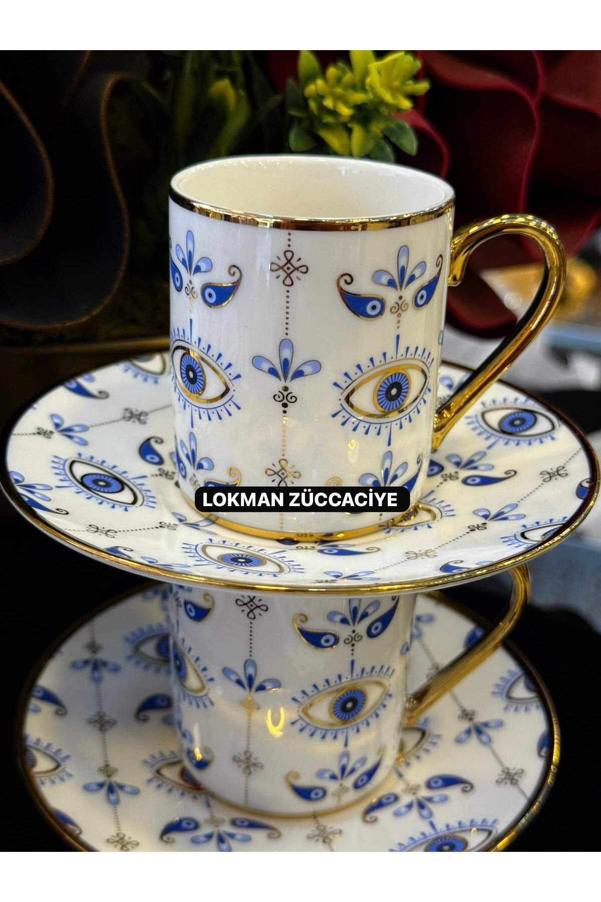 Kosova EVİLEYE 6 KİŞİLİK KAHVE FİNCAN TAKIMI 90 ML